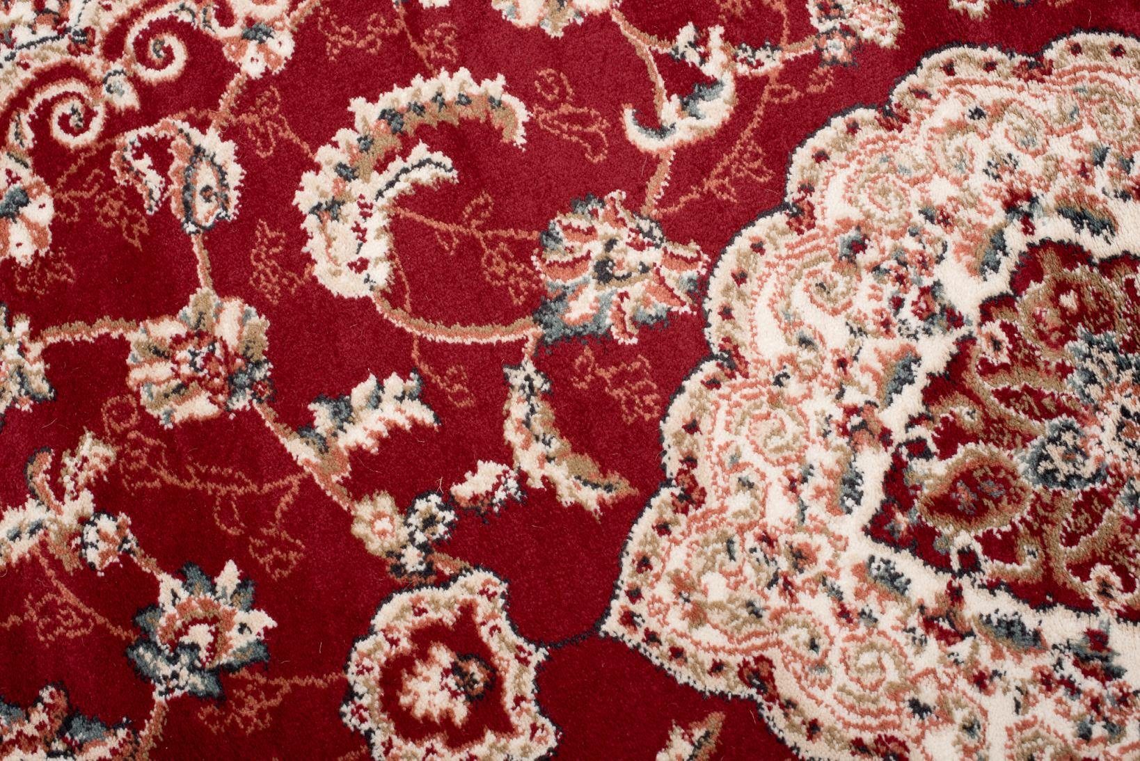 Mazovia, Orient Beige, 80 Teppich Oriente Fußbodenheizung, x 150 cm, Traditioneller Pflegeleicht, Orientteppich Rot für - Wohnzimmerteppich Teppich Geeignet