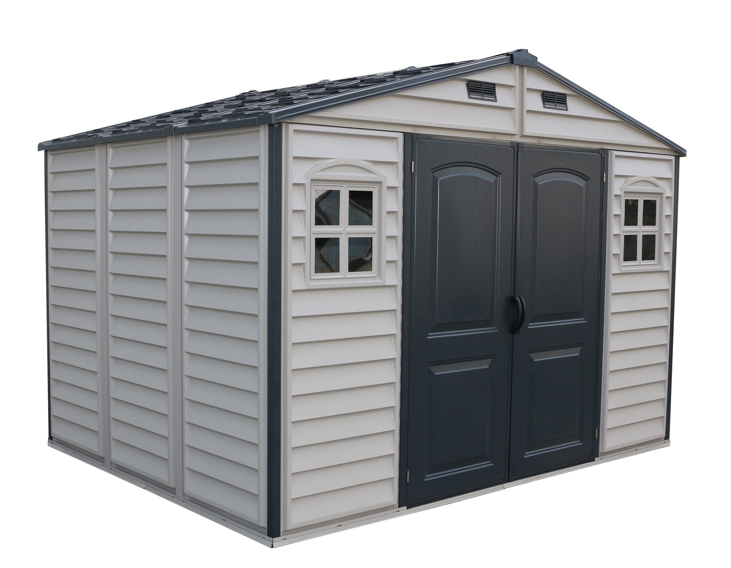 DURAMAX Gerätehaus Kunststoff Gerätehaus 324x247 Gartenhaus günstig online kaufen