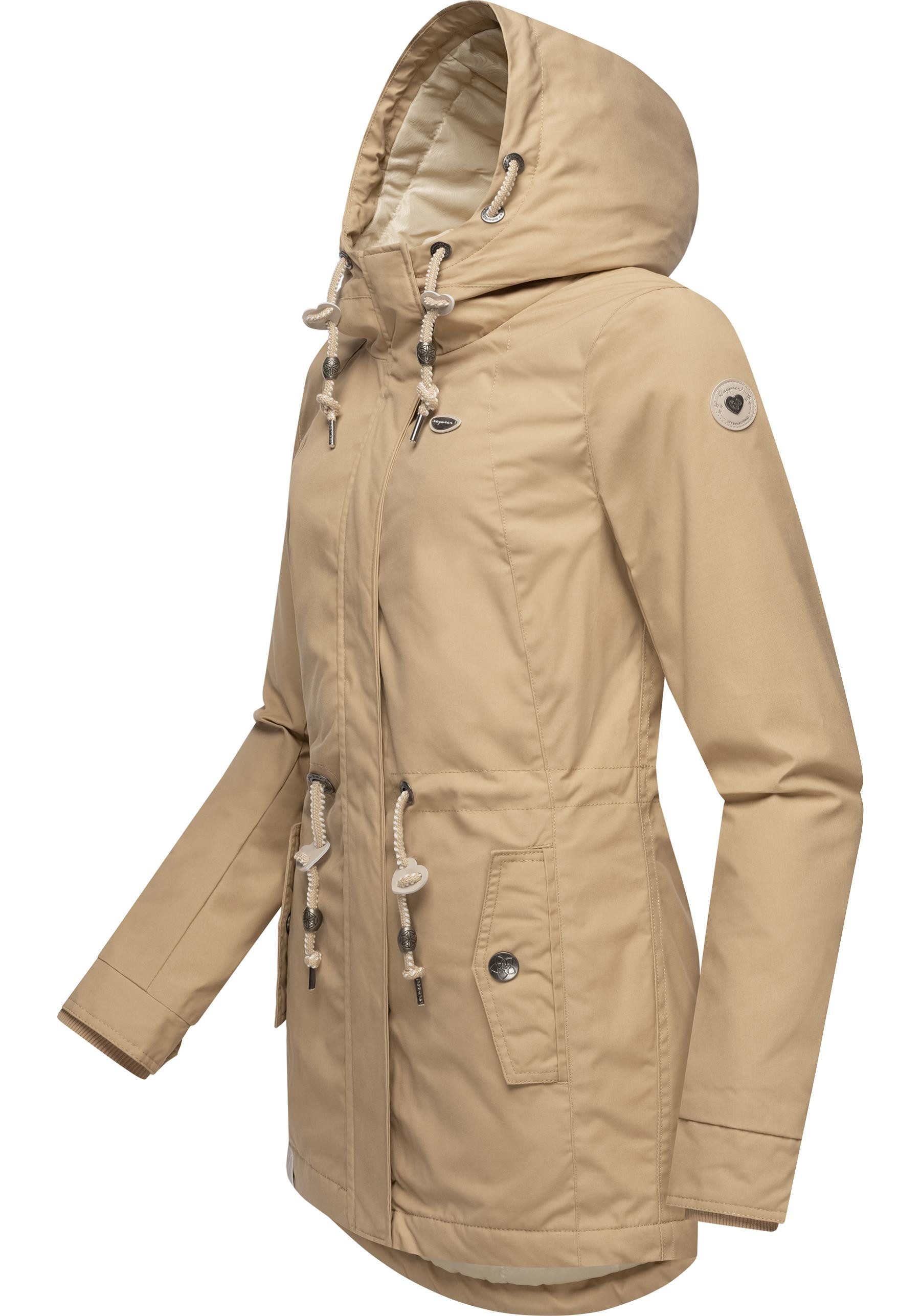 Ragwear Winterjacke Monadis Black Label stylischer Winterparka für die kalte Jahreszeit