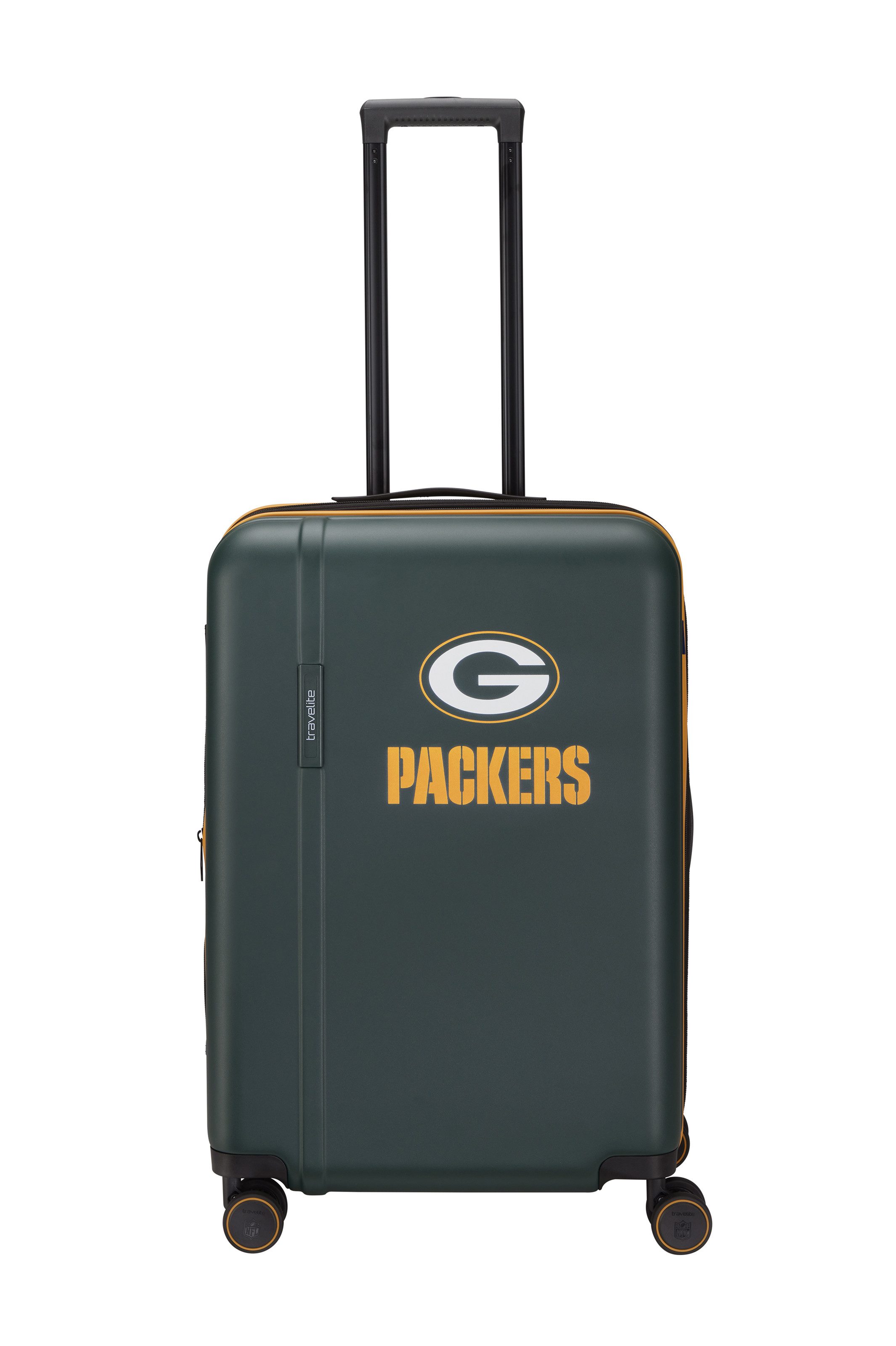 travelite Trolley travelite x NFL Koffer Hartschale, 4 Rollen, Unisex Koffer, TSA-Schloss, 4 Doppelrollen, offizielles NFL-Teamdesign