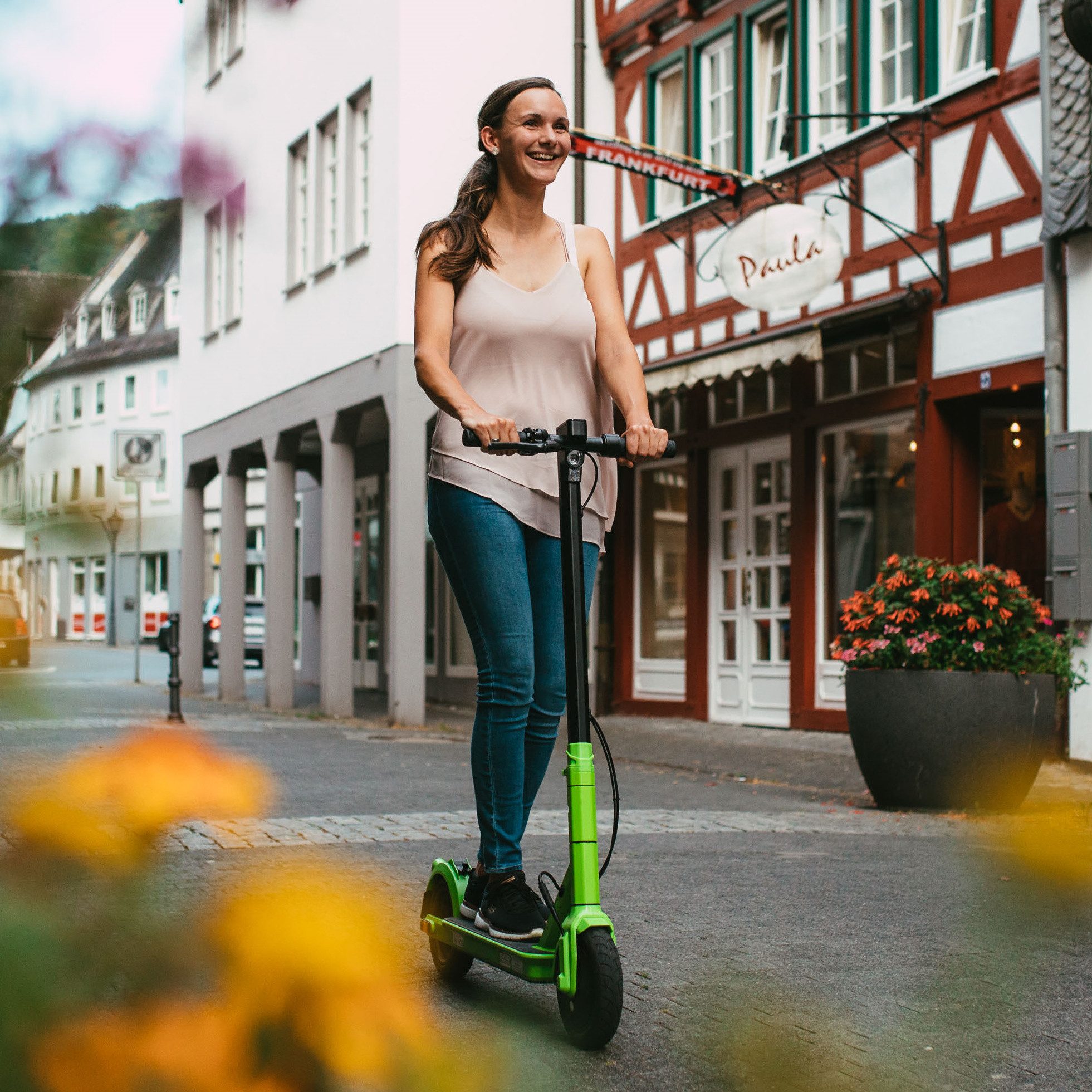 STREETBOOSTER E-Scooter One, 350 W, 22 km/h, Straßenzulassung, klappbar, 7 Jahre Ersatzteile, Service