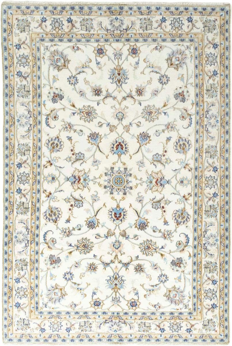 Orientteppich Mashhad 196x293 Handgeknüpfter Orientteppich / Perserteppich, Nain Trading, rechteckig, Höhe: 12 mm