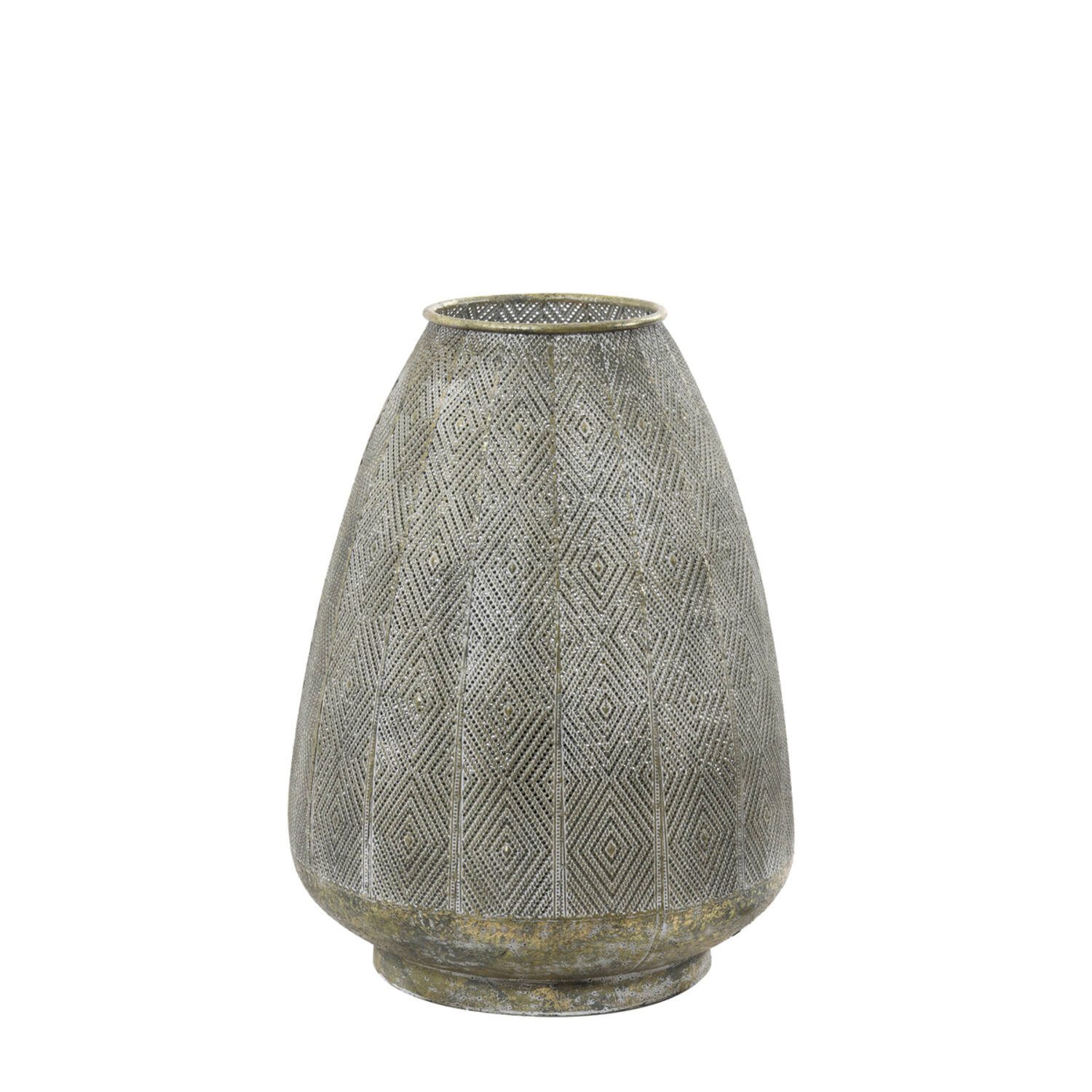 Light & Living Tischleuchte Tischleuchte LAVELLO Light & Living Ø35x45 cm Lampe Antik Gold-Weiß, ohne Leuchtmittel