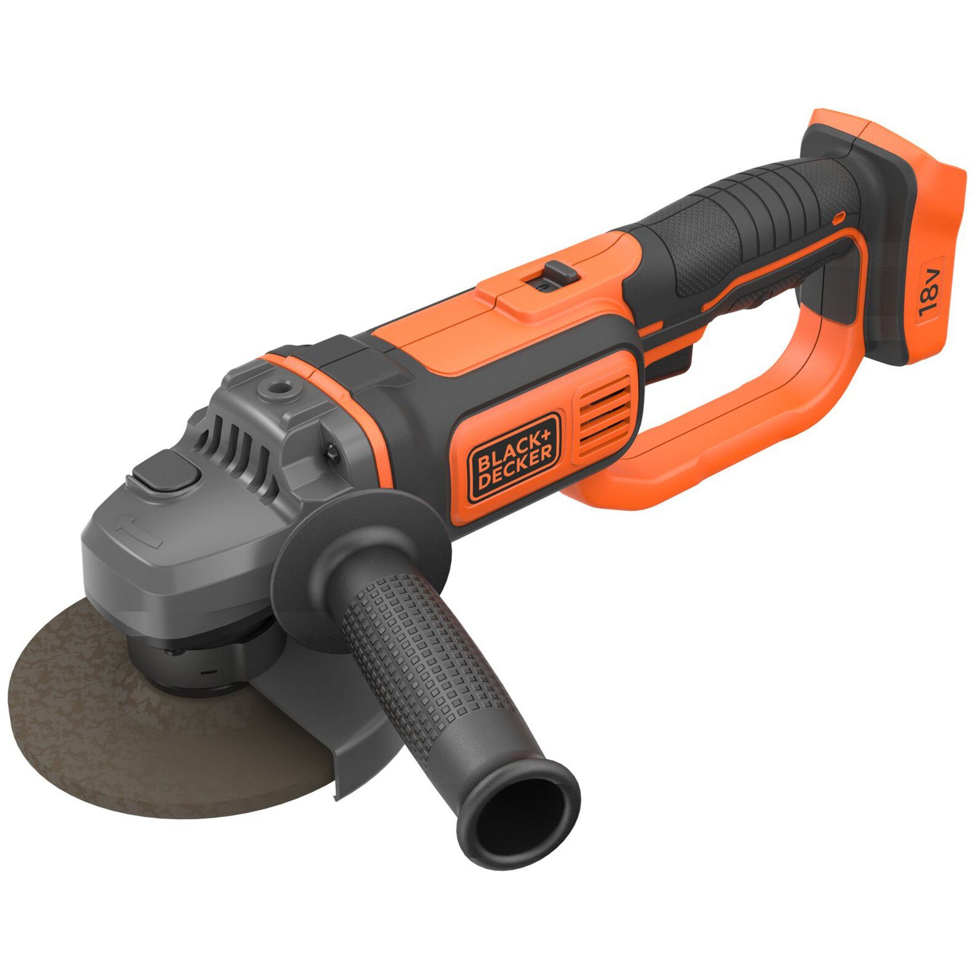 Black + Decker Winkelschleifer BLACK+DECKER Akku-Winkelschleifer BCG720N, 18Volt