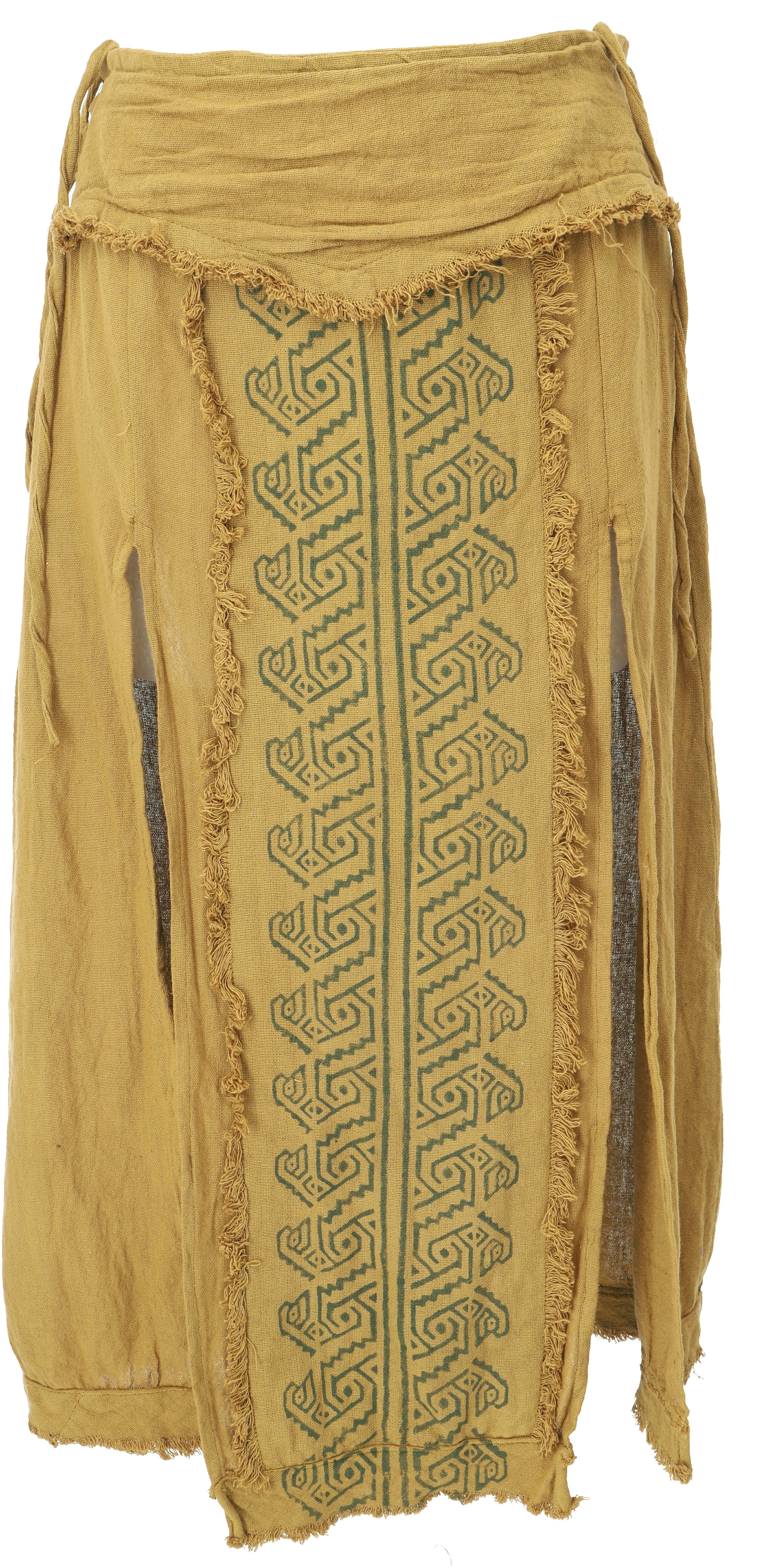 Guru-Shop Minirock Langer Boho Panel Skirt, günstig online kaufen