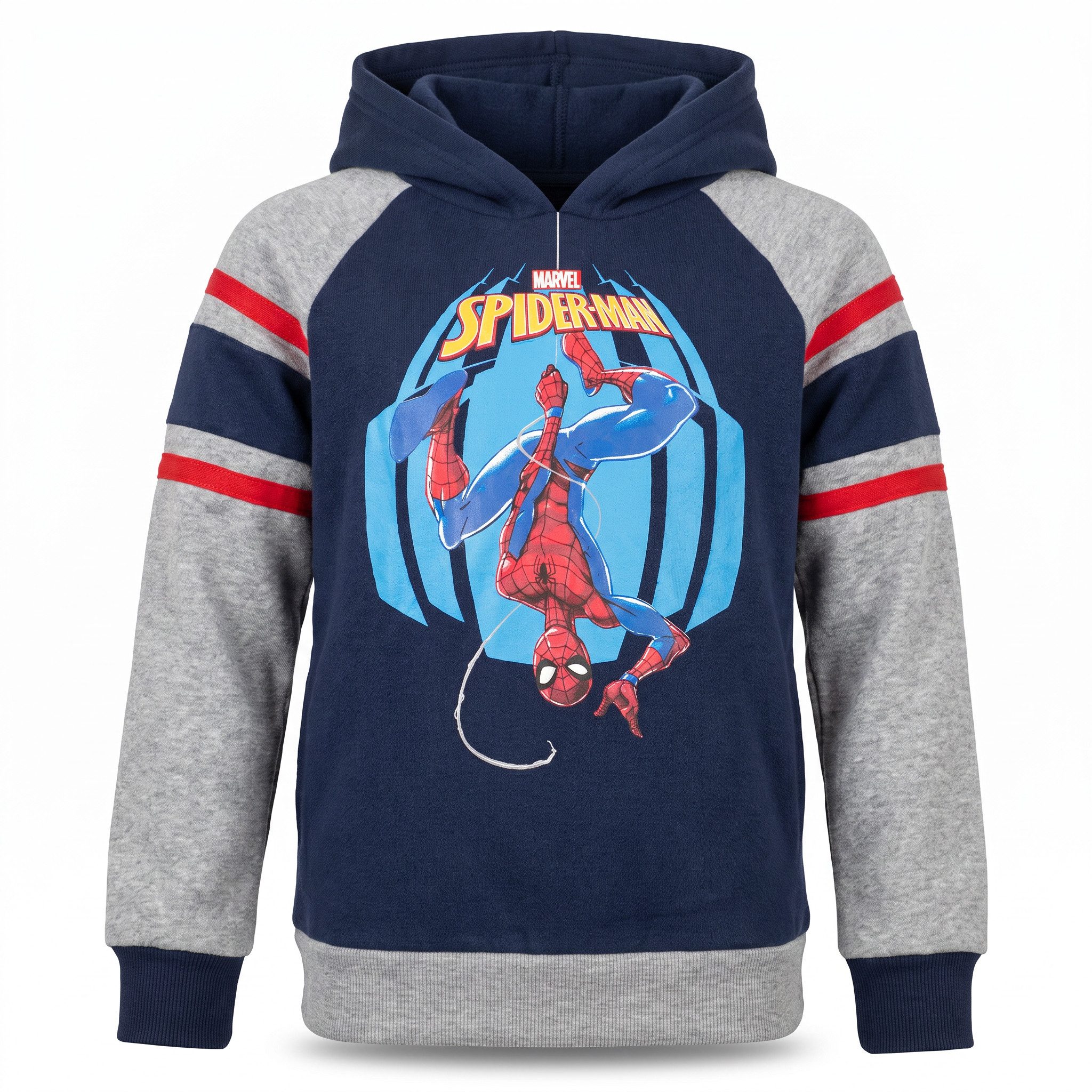 MARVEL Kapuzenpullover Marvel Spiderman Kinder Jungen Hoodie Pulli Gr. 92 bis 128