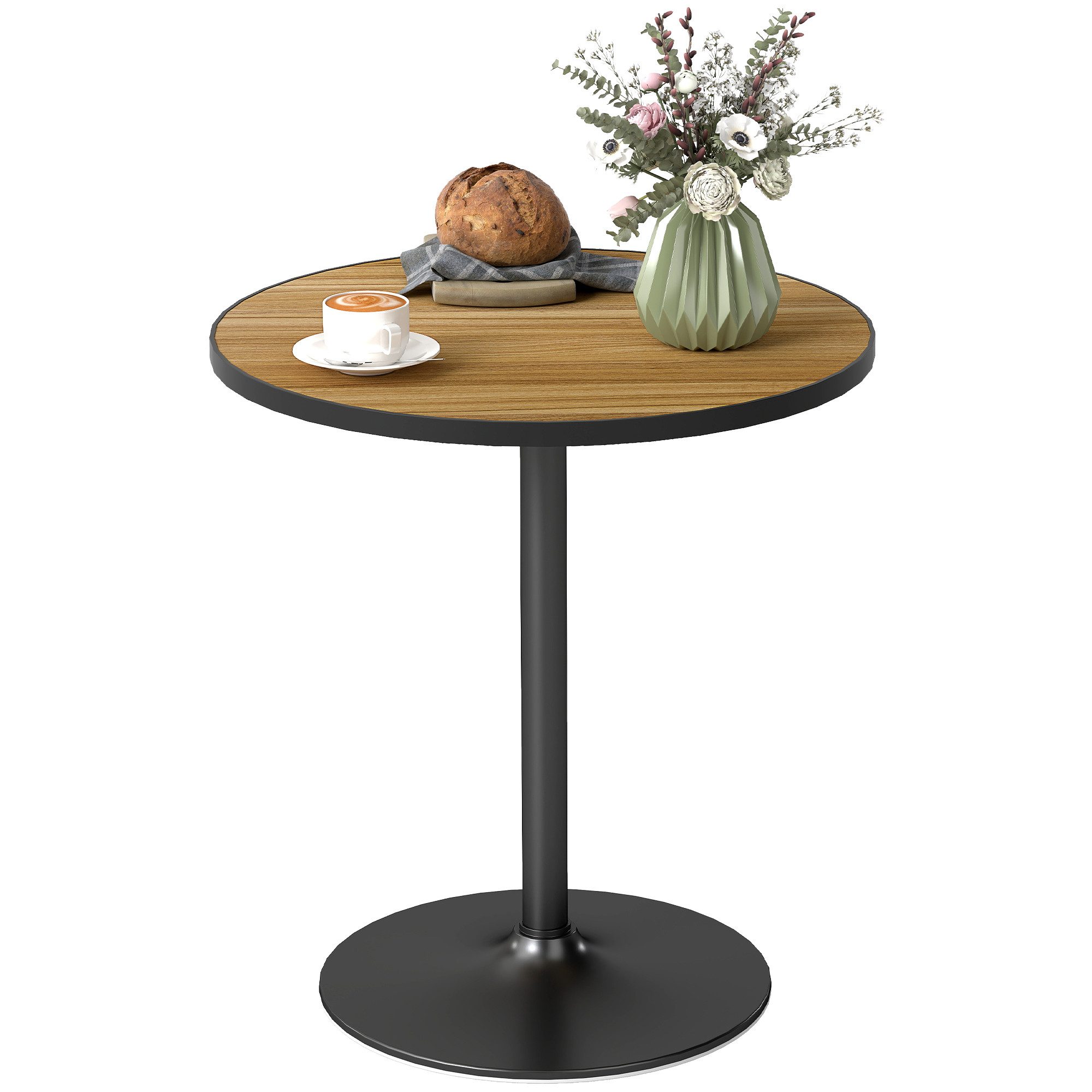 HOMCOM Esstisch Runder Esszimmertisch für 2–4 günstig online kaufen