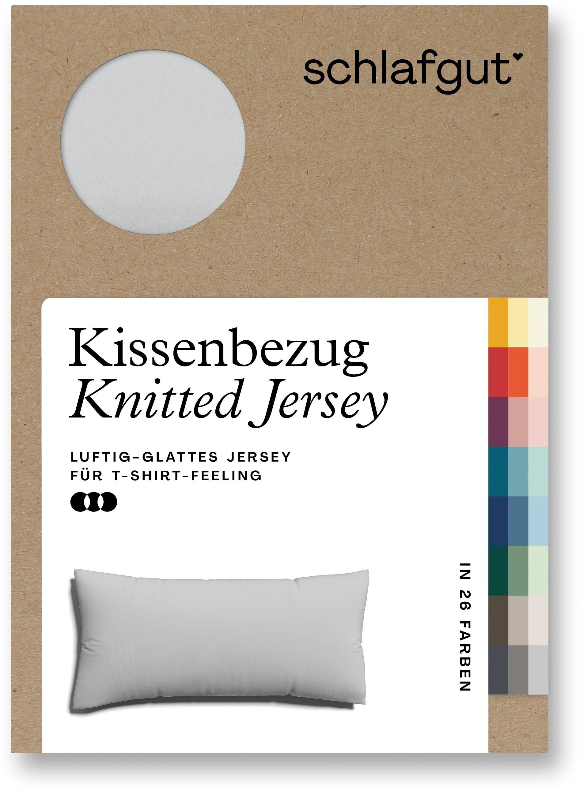 Schlafgut Kissenbezug Knitted Jersey aus Bio-Baumwolle günstig online kaufen