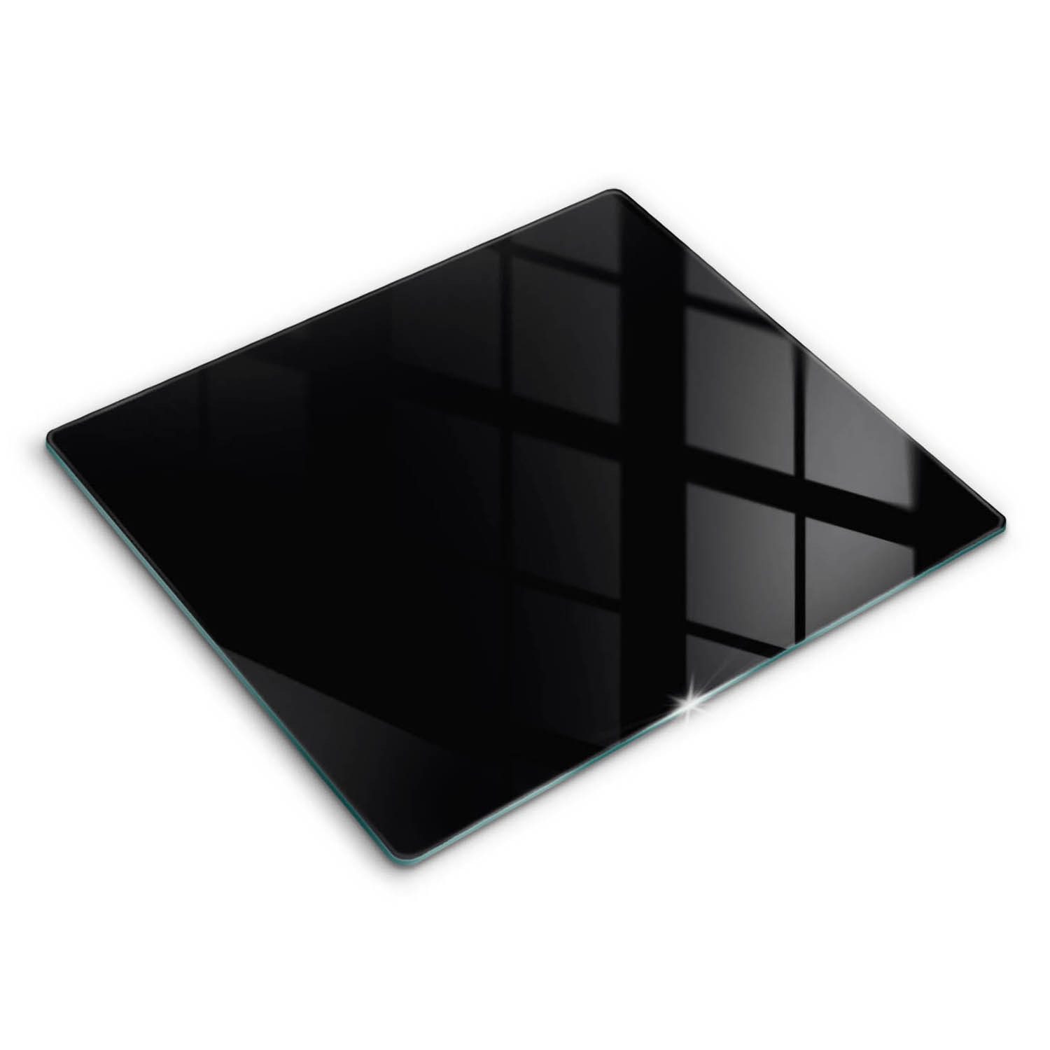 Tulup Schneidebrett Unifarben Gehärtetes Glas Minimalistisch Abdeckung Spritzschutz, Rechteckig 60x52 cm