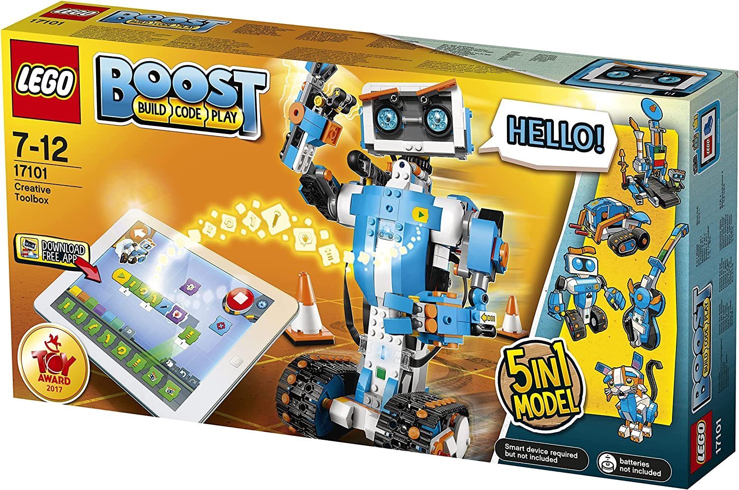 LEGO® Spielbausteine Boost St) Programmierbares Roboticset, (847 17101