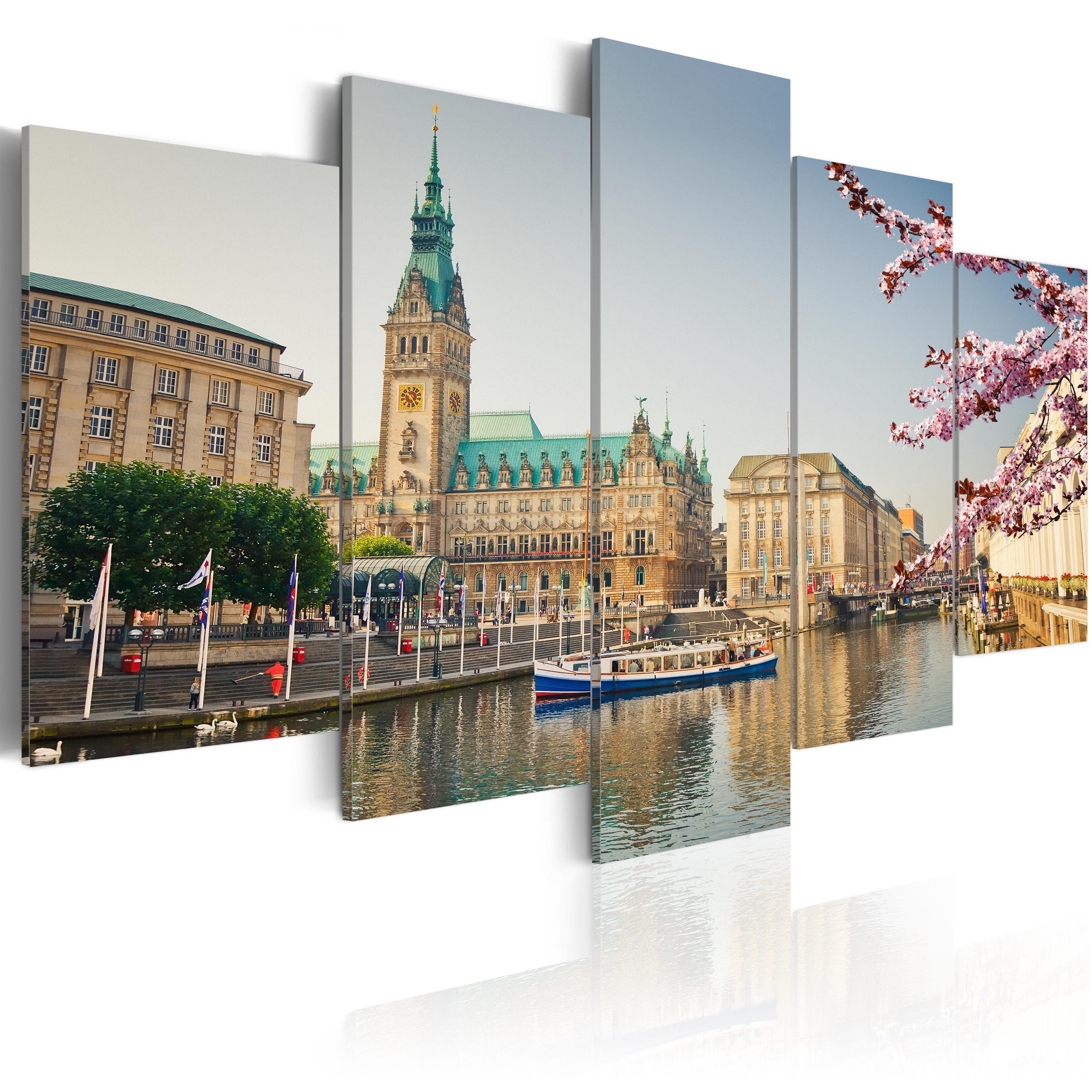Artgeist Wandbild Spring in Hamburg
