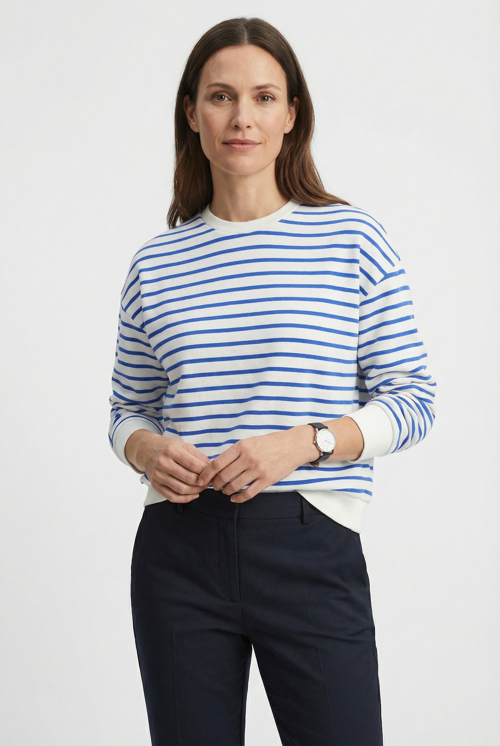 Marc O'Polo DENIM Sweatshirt oversize fit, aus reinem Organic Cotton, mit F günstig online kaufen