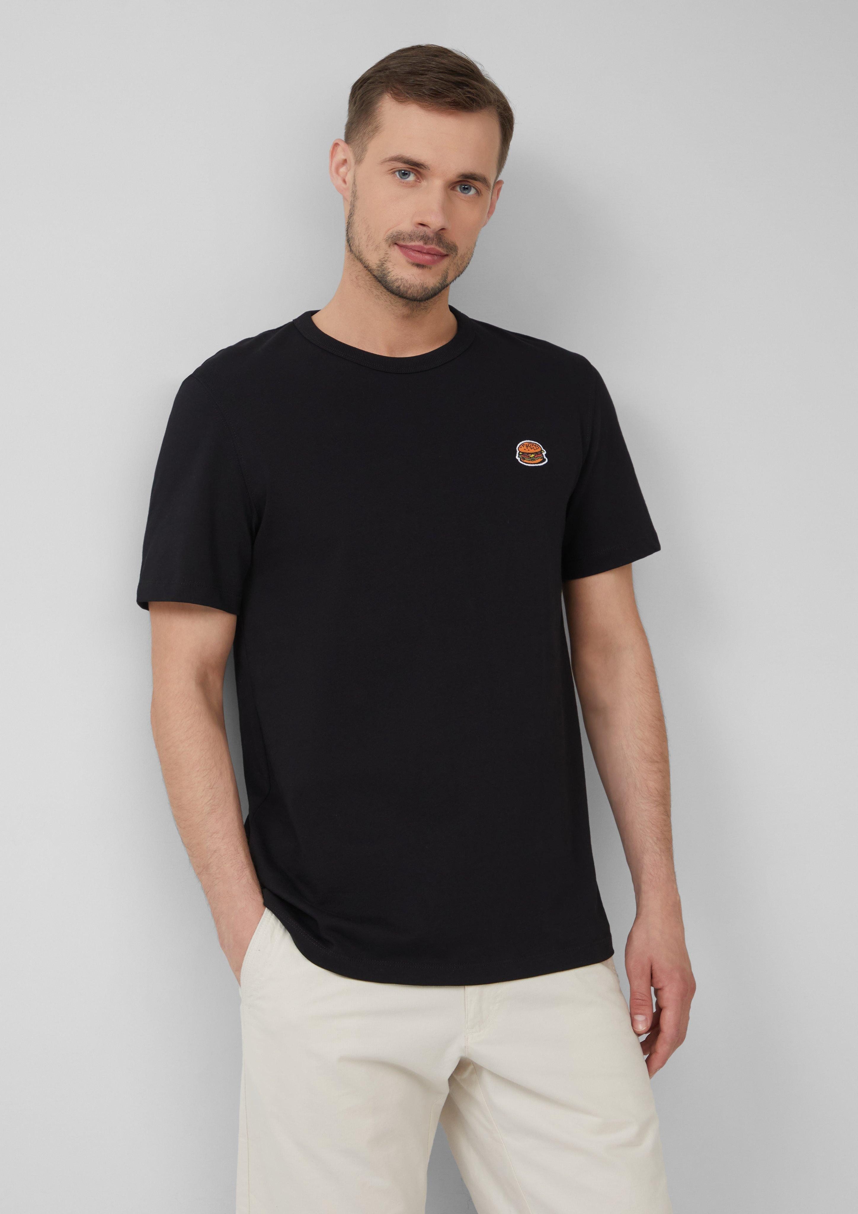 s.Oliver Kurzarmshirt T-Shirt mit Grill-Motiv günstig online kaufen