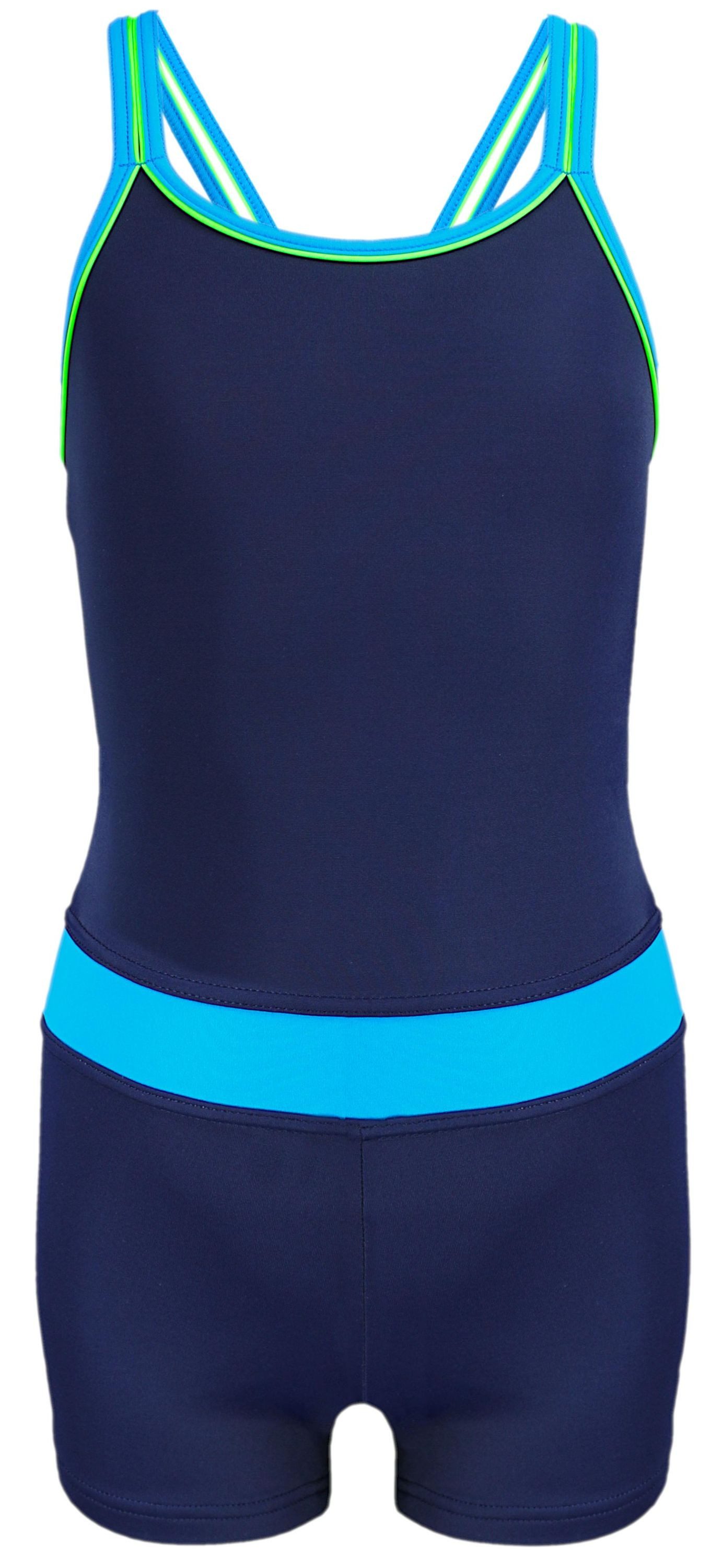 Aquarti Badeanzug Aquarti Mädchen Badeanzug mit Bein Racerback