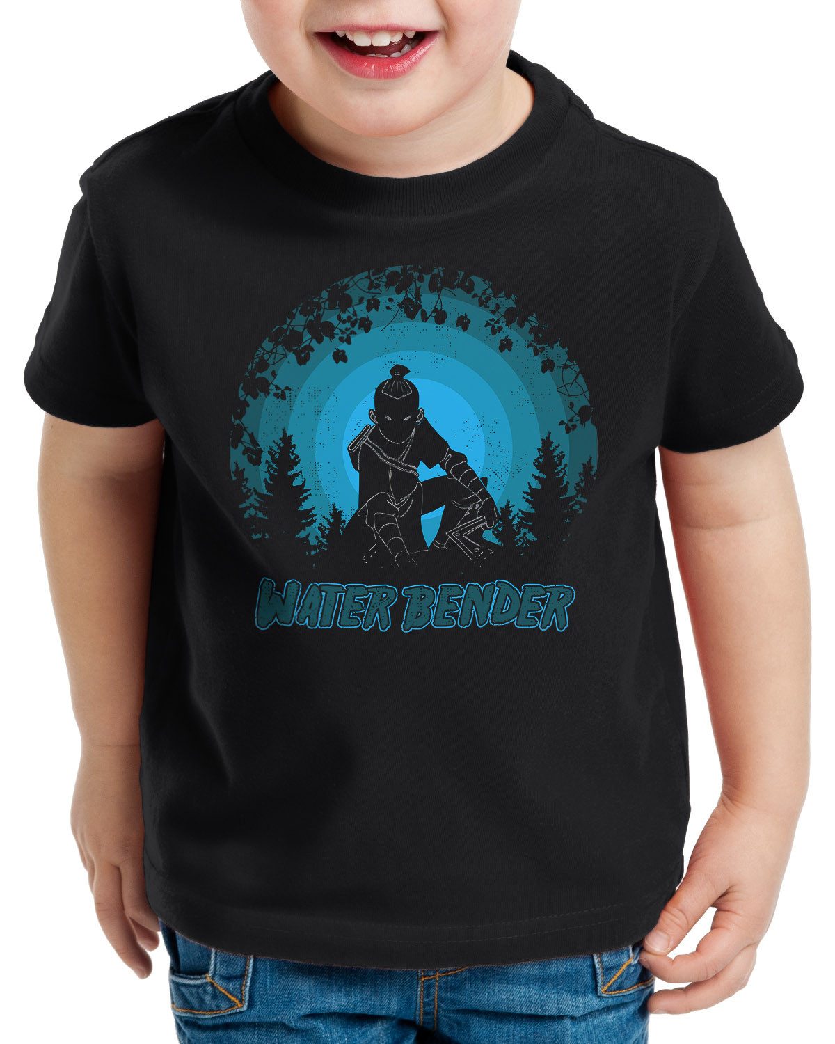 style3 T-Shirt avatar aang elemente luftbändiger wasserbändiger katara sokka zuko