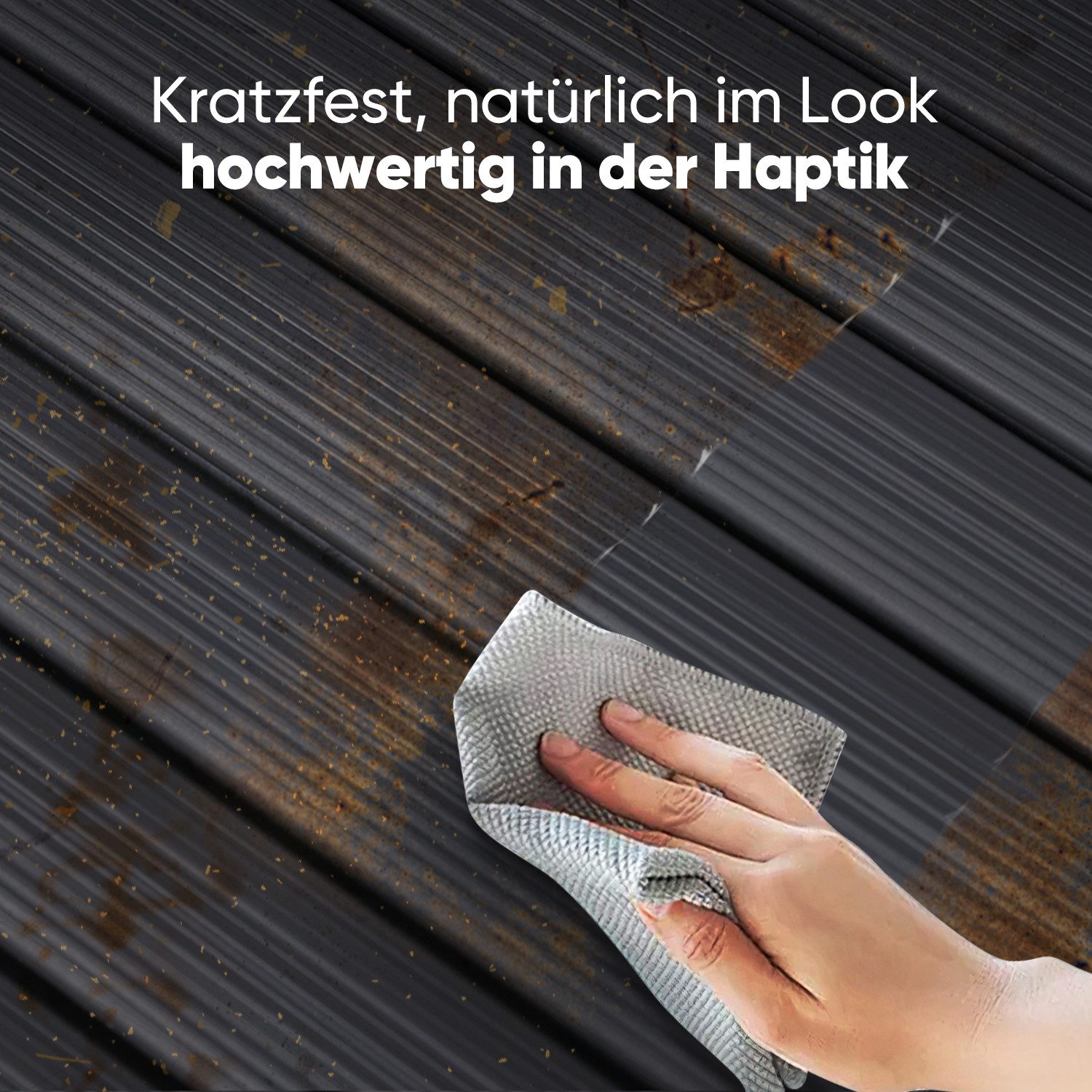 Sekey Balkonsichtschutz 5 m PVC Sichtschutzmatte mit Kabelbindern und Abschlussleiste Robust, winddicht und mit Insektenschutz für mehr Privatsphäre – Bild 5 von 5