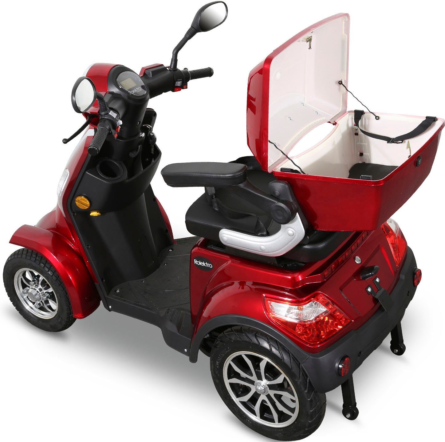 Rolektro electric vehicle E-Quad 15, lead gel battery, 1000 W, 15 km/h, (with top case)