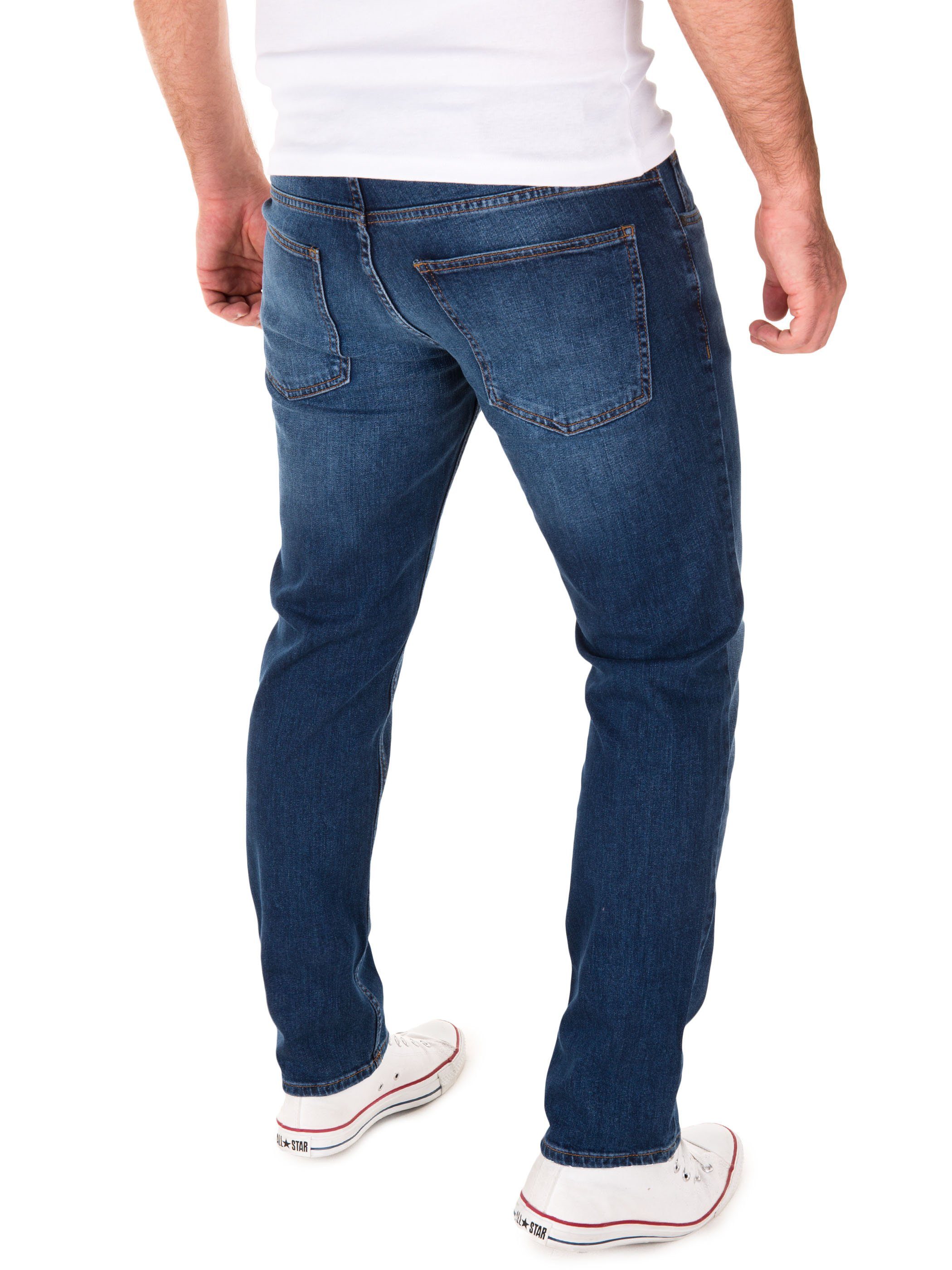 Yazubi Slim-fit-Jeans Akon Herren Jeans modernen Slim Fit Jeanshose mit Str günstig online kaufen