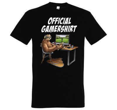 Youth Designz T-Shirt Herren Official Gamershirt mit lustigem Gaming Frontprint