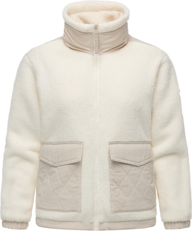 Ragwear Plüschjacke Arctika II Flauschige Jacke aus Teddyfleece