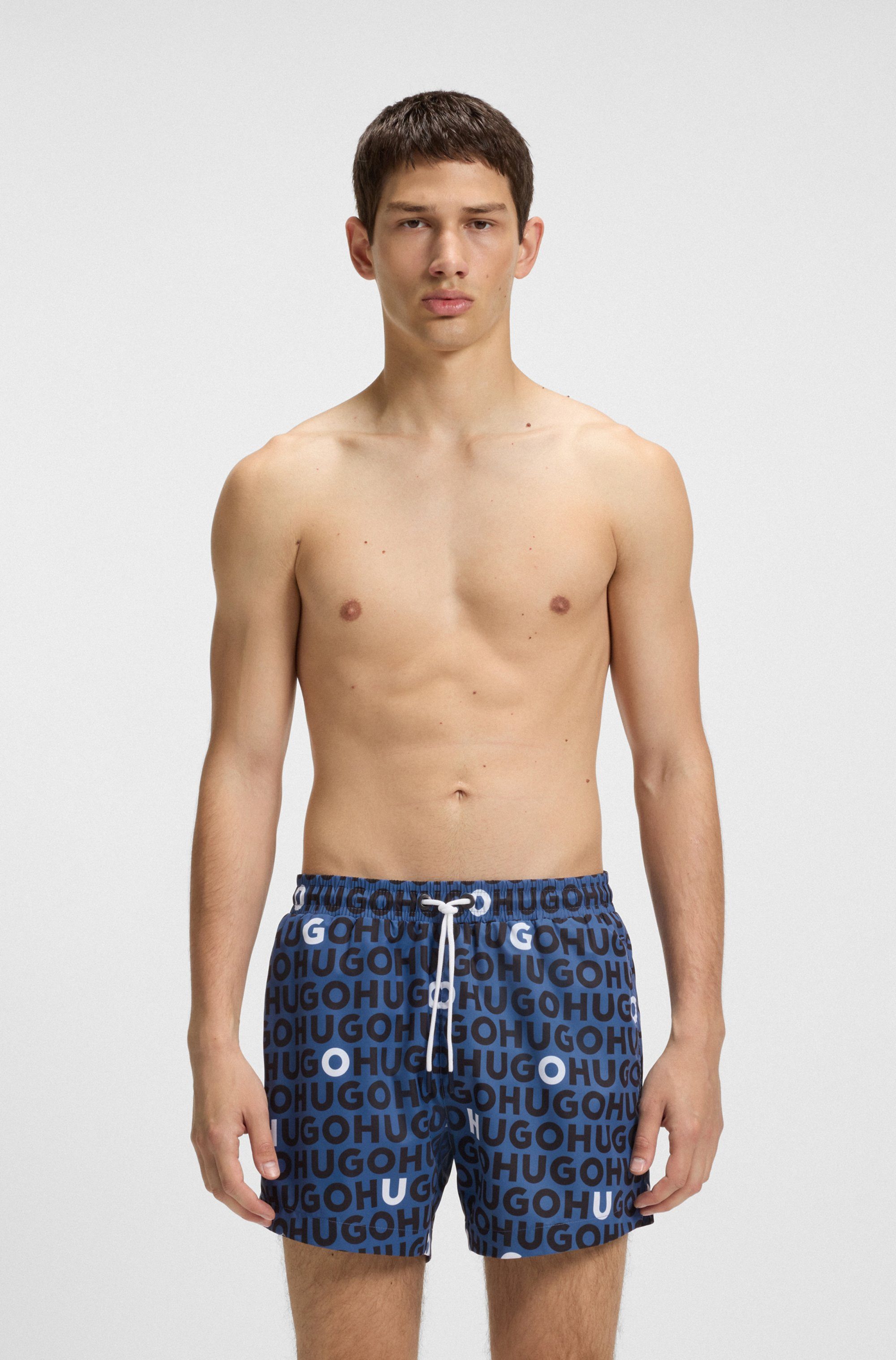 HUGO Badehose TORTUGA mit Allover-Logoschriftzug günstig online kaufen