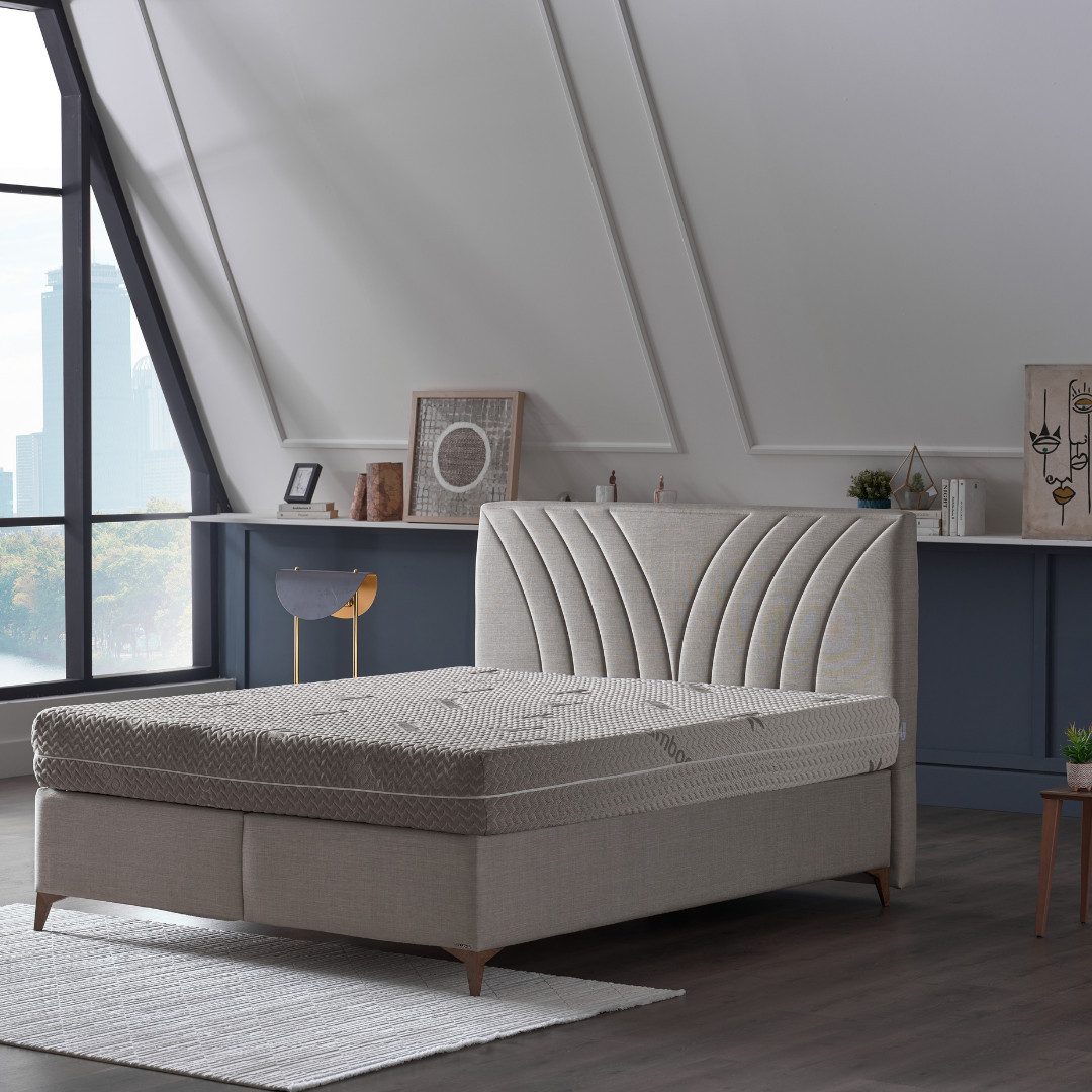 Visco-Matratze AH24 BAMBOO MILANO Premium Visco Memory Foam & Gelschaum Mat günstig online kaufen