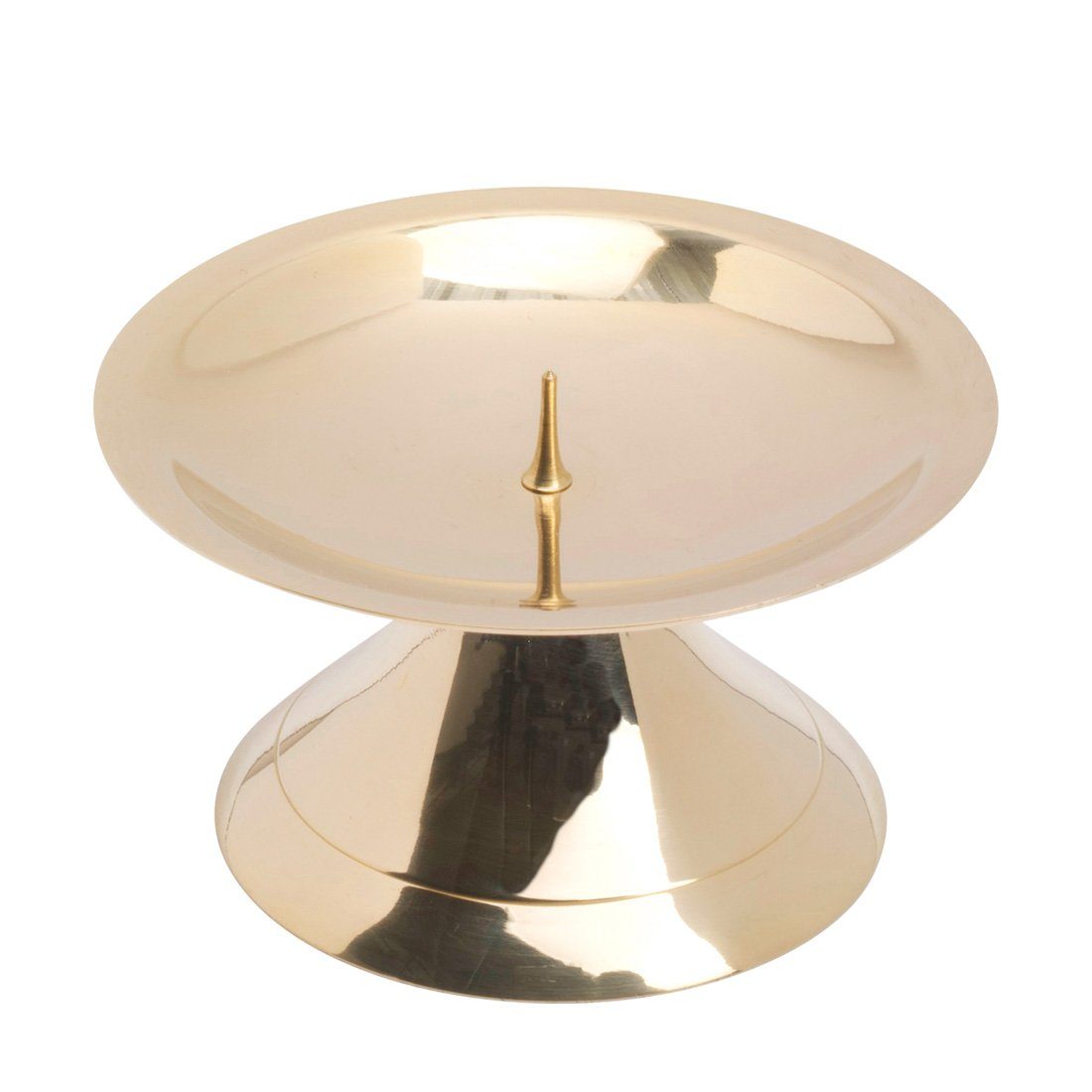 NKlaus Tischkerzenhalter Messing - Kerzenleuchter Gold günstig online kaufen