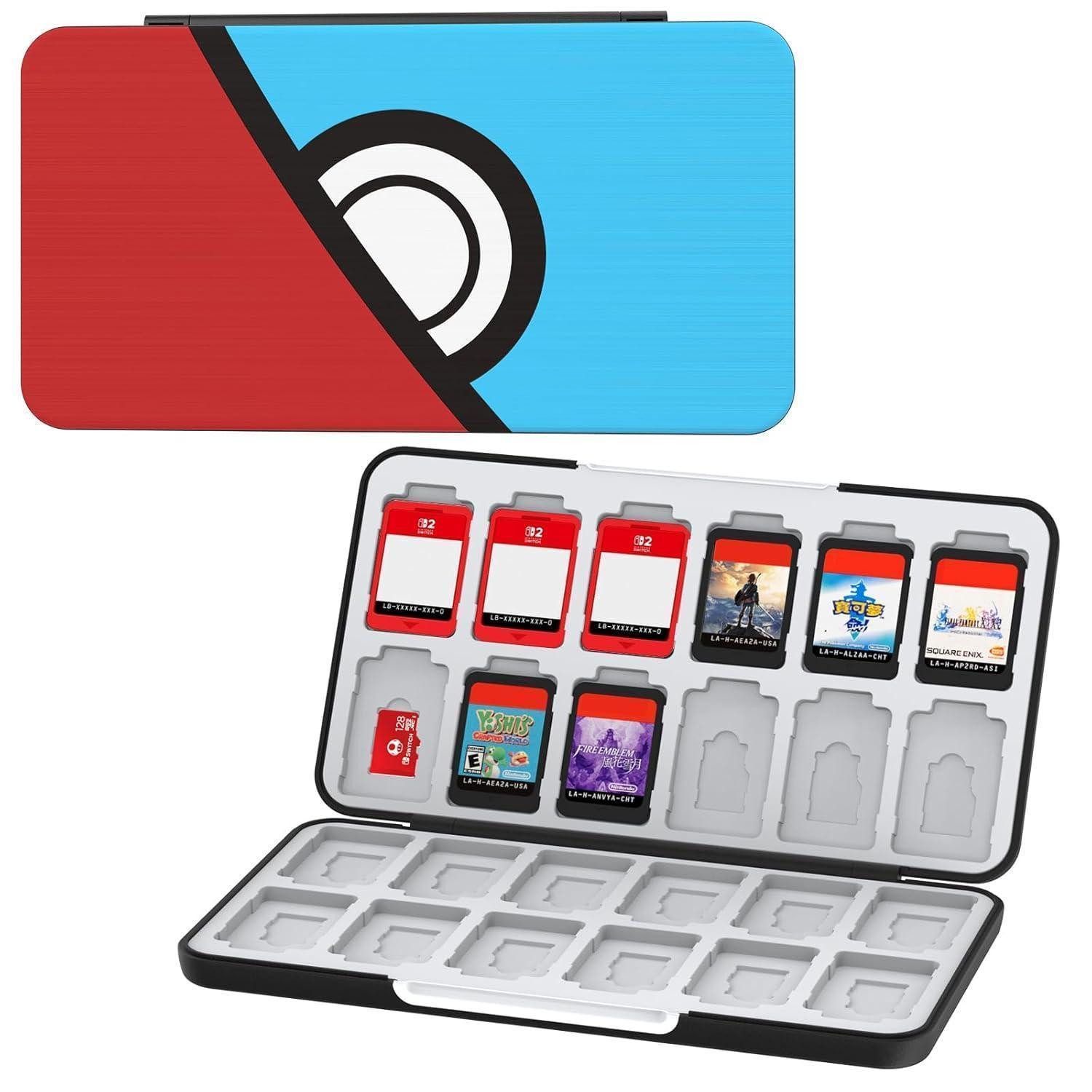 LuxusKollektion Spielekonsolen-Tasche Switch Game Card Aufbewahrungsbox Schutzhülle OLED Memory Card Storage