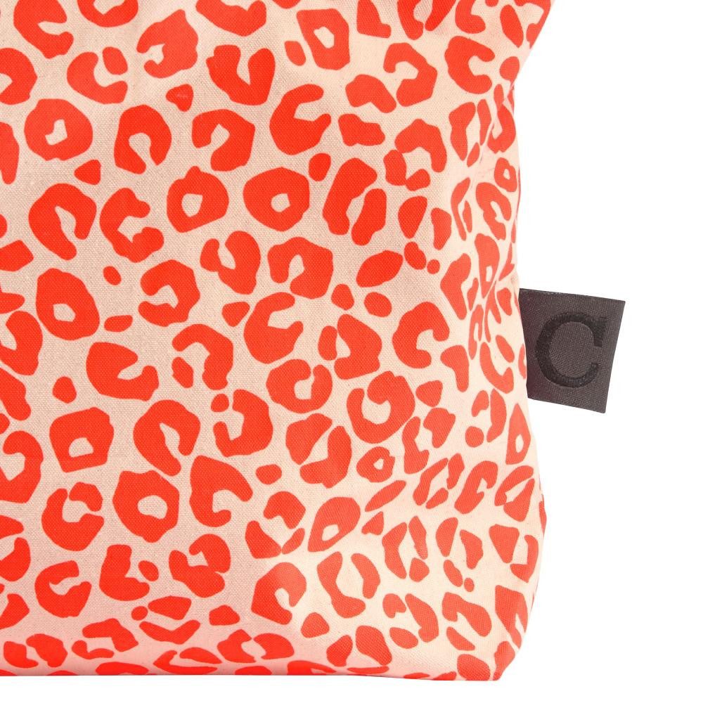 Cawö Einkaufskorb Tasche Leo Neon Pink (40x55 cm)