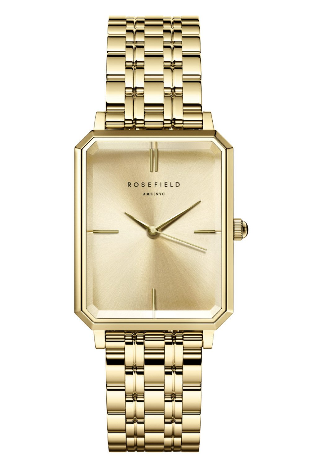 ROSEFIELD Quarzuhr Octagon Champagne Medium