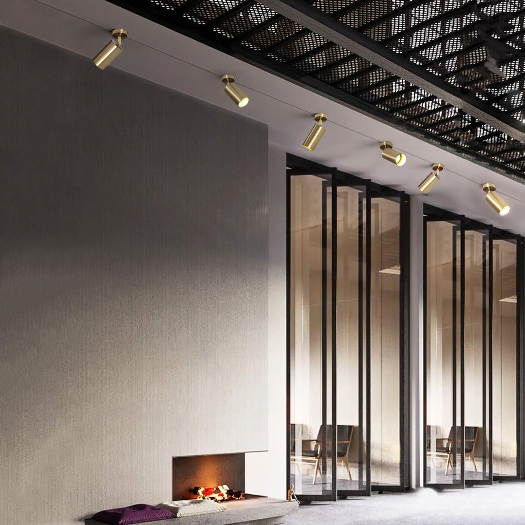 Nettlife Deckenstrahler Deckenstrahler 360° drehbar GU10, 360° drehbar, LED wechselbar, Flur Bar Café Schlafzimmer Esszimmer