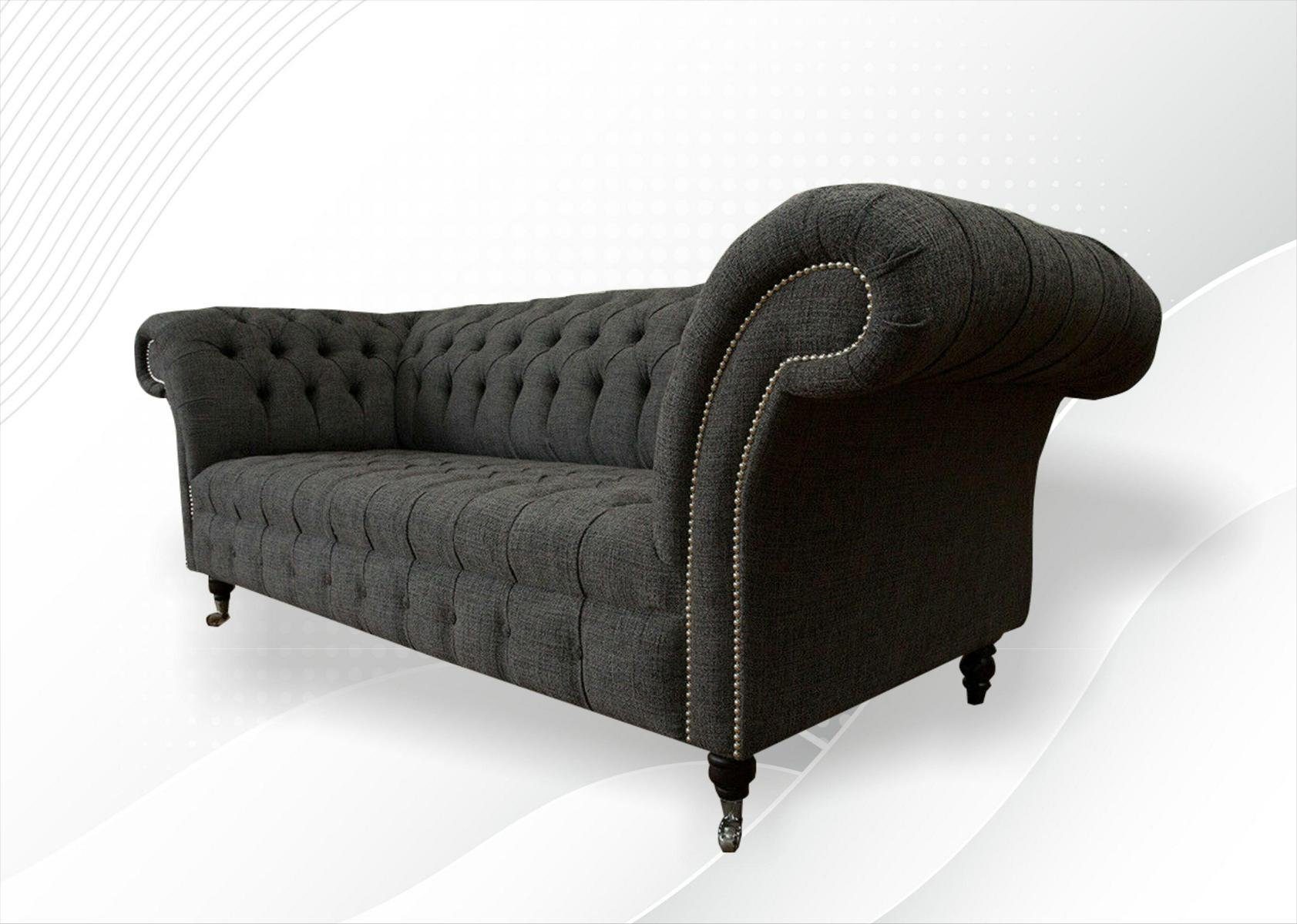 JVmoebel 225 Couch Sitzer Sofa Sofa Design cm Chesterfield-Sofa, Chesterfield 3