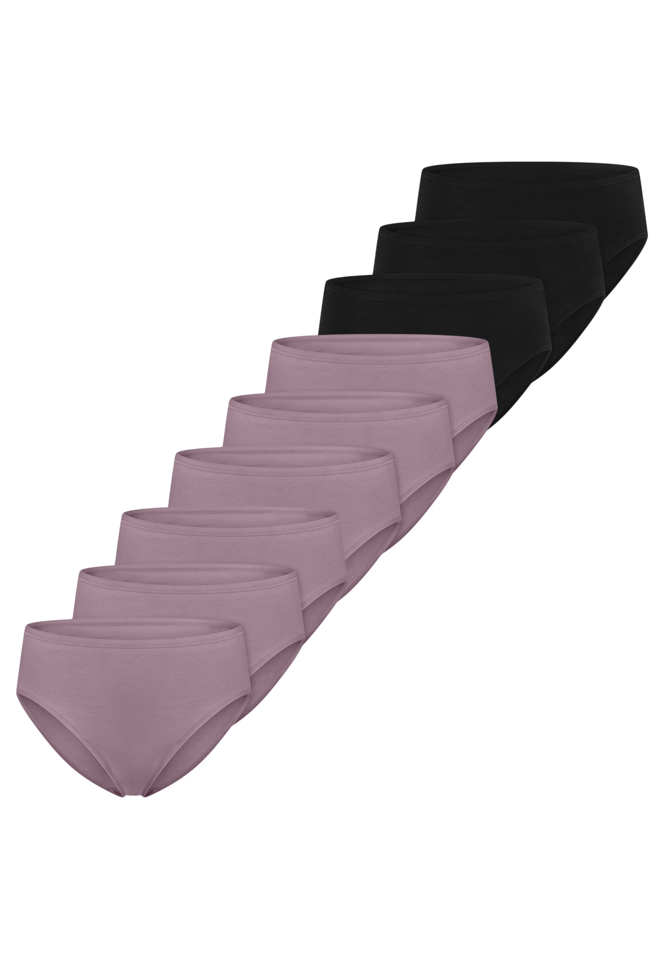 Schiesser Hüftslip 9er Pack Essentials Cotton (Spar-Set, 9-St) Slip - Baumwolle - Atmungsaktiv - Optimale Passform
