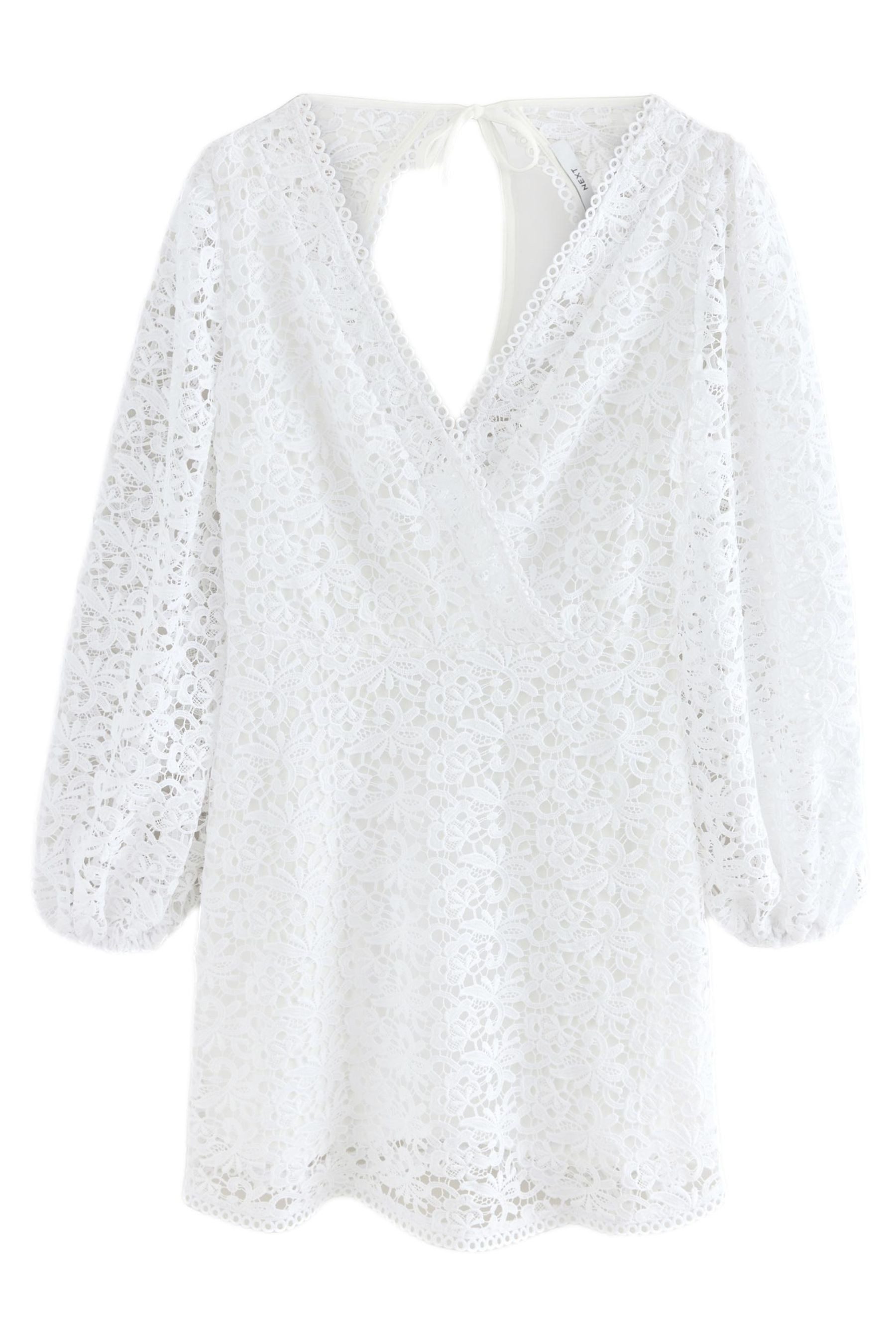 Next Spitzenkleid Langärmeliges A-Linien-Minikleid mit Spitze günstig online kaufen