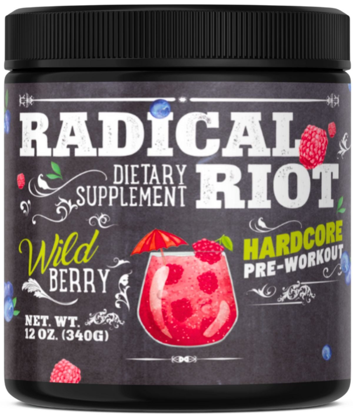 American Supps Pre-Workout Booster Hardcore Radical Riot BODYBUILDING - FITNESS Pulver