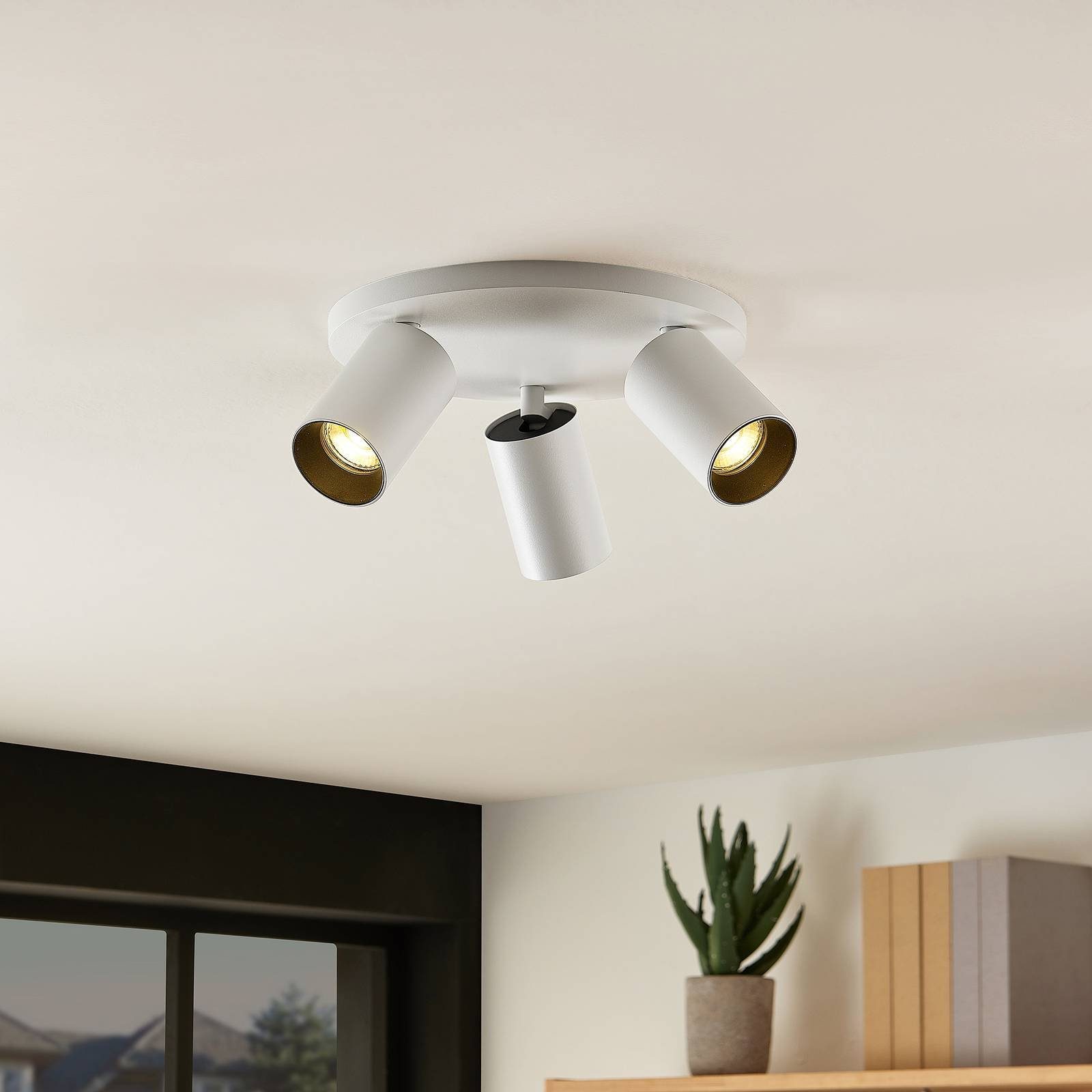 Arcchio Deckenstrahler Brinja, Metall, Weiß IP20, 3 x 8 W LED