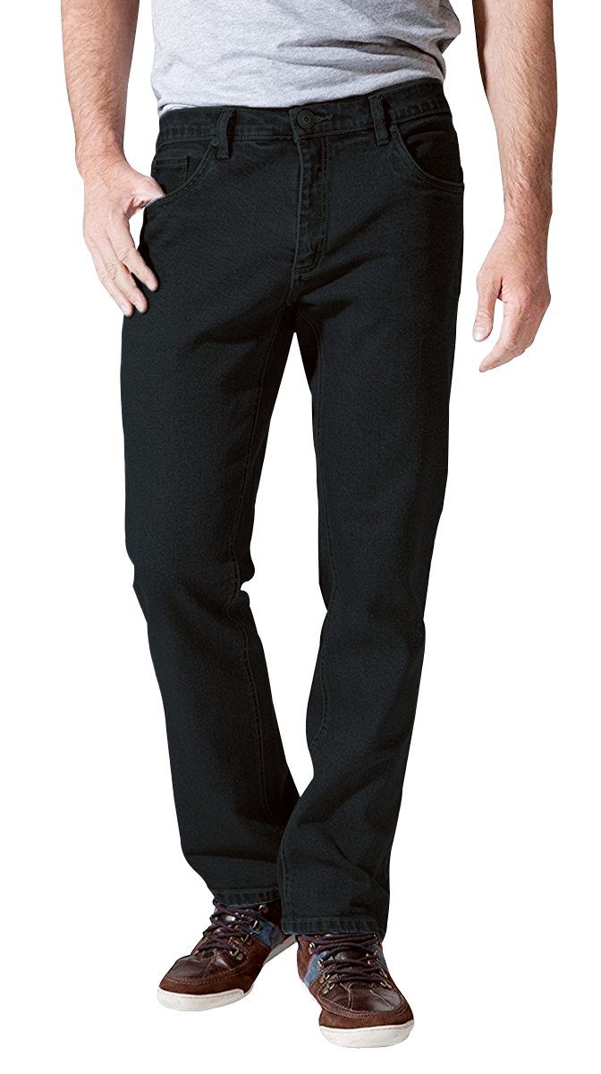 Stooker Men Straight-Jeans ROUNDER FALCO HERREN STRETCH Black HOSE JEANS