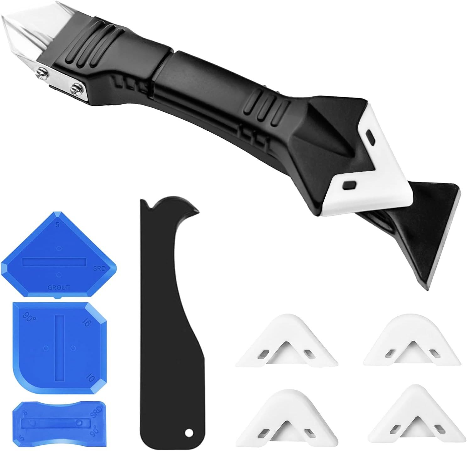 Multitool GOLDEN Fugenglätter 3 in 1 Fugenspachtel Werkzeug 9 Teiliges