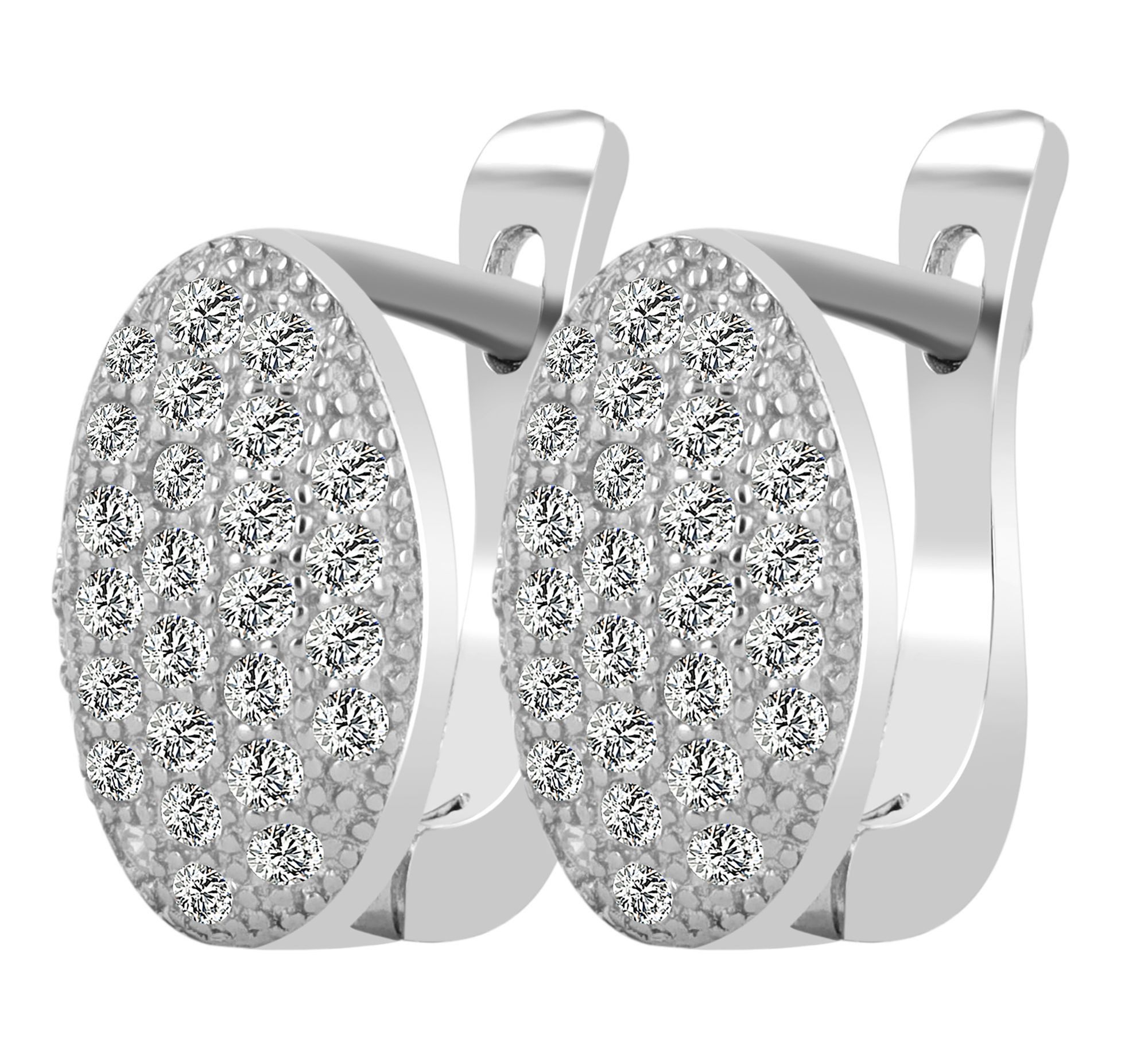 Adelia´s Klappcreolen Ohrringe – Klappcreole aus 925 Silber, Eine schöne Geschenkidee für jeden Anlass