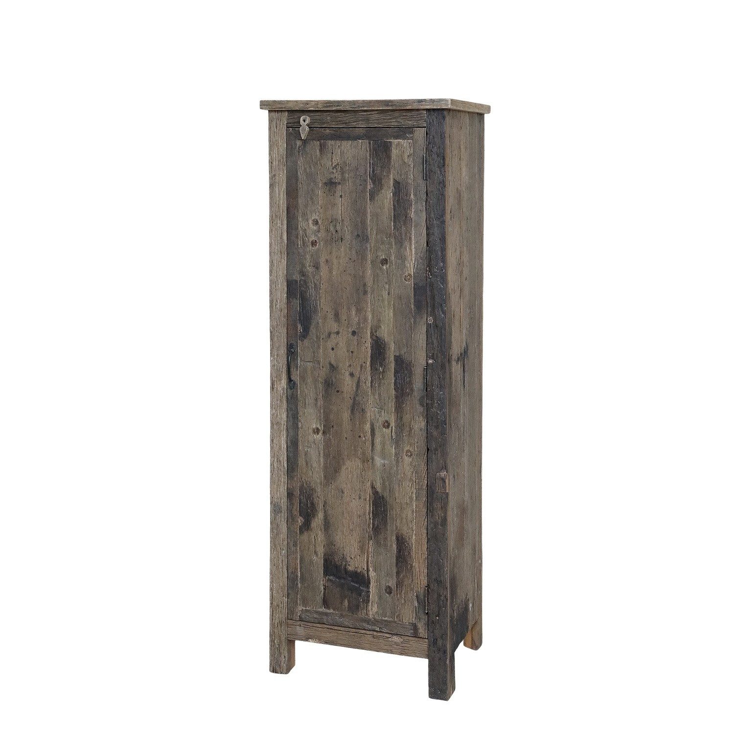 Hochschrank Chic Antique Grimaud Schrank H160/L53/B40 cm natur