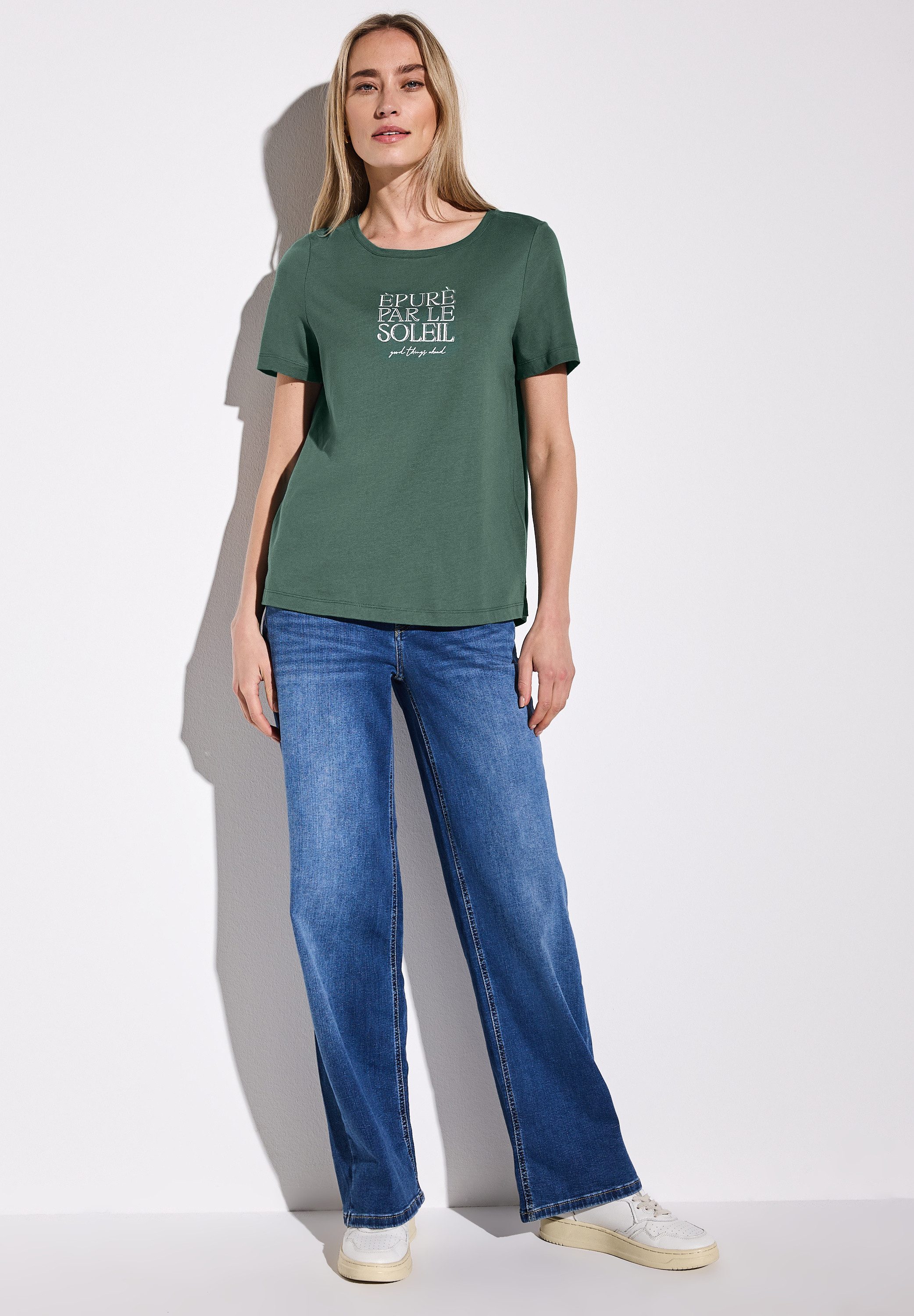STREET ONE T-Shirt im soften Baumwoll-Mix