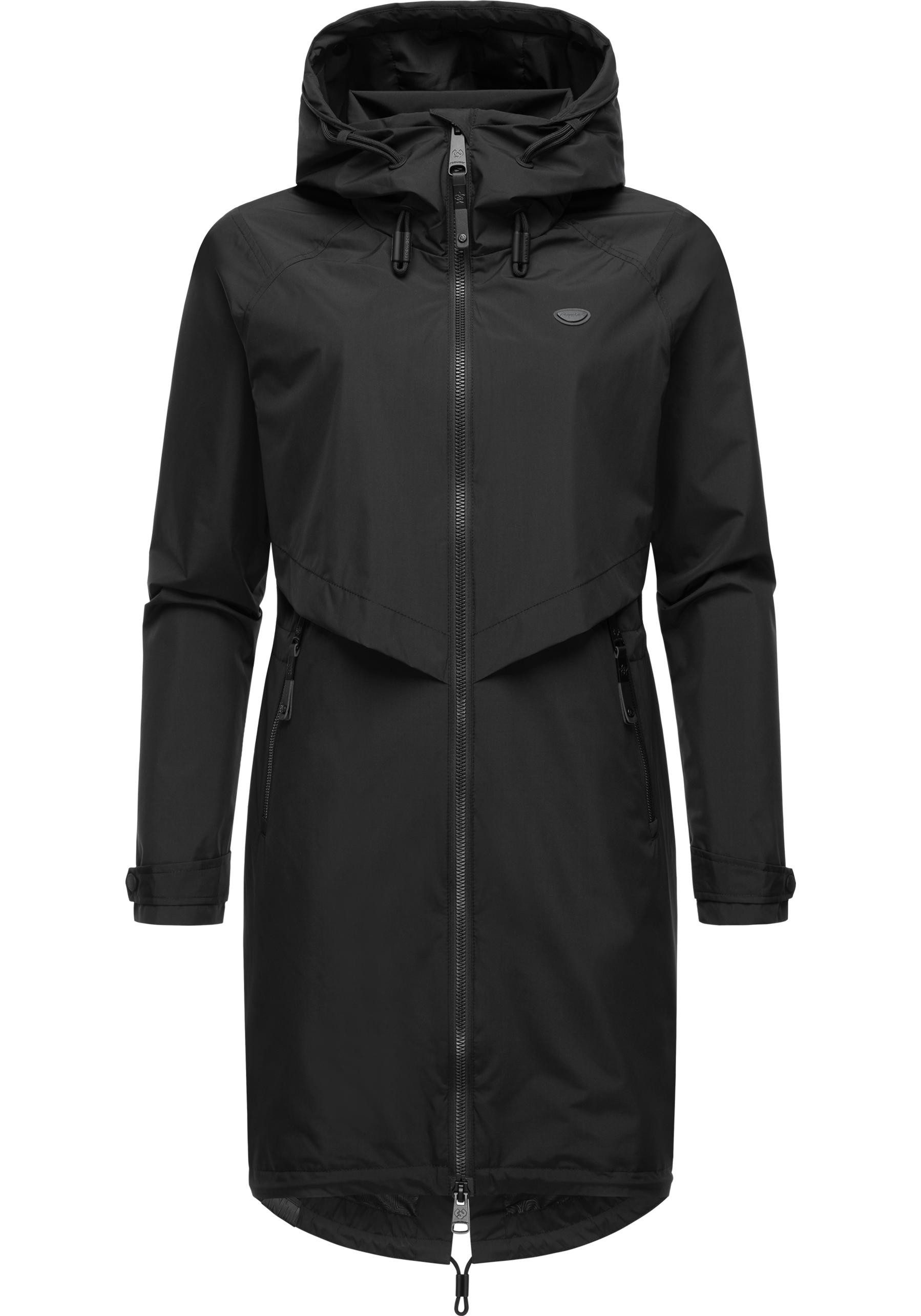 Ragwear Jerseymantel Frodik Stylischer oversized Damen Parka für die Übergangszeit