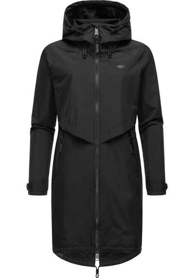 Ragwear Jerseymantel Frodik Stylischer oversized Damen Parka für die Übergangszeit