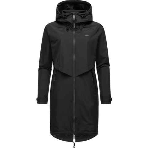 Ragwear Jerseymantel Frodik Stylischer oversized Damen Parka für die Übergangszeit