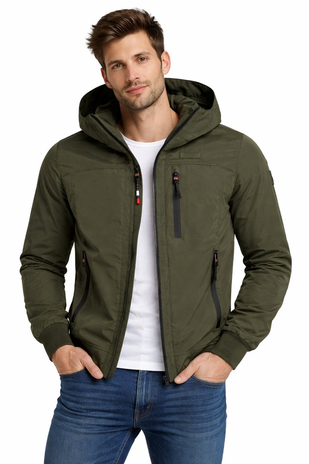 geographical norway Blouson Herren Jacke Übergangsjacke Outdoor Herbst Jacke Regen Sommer