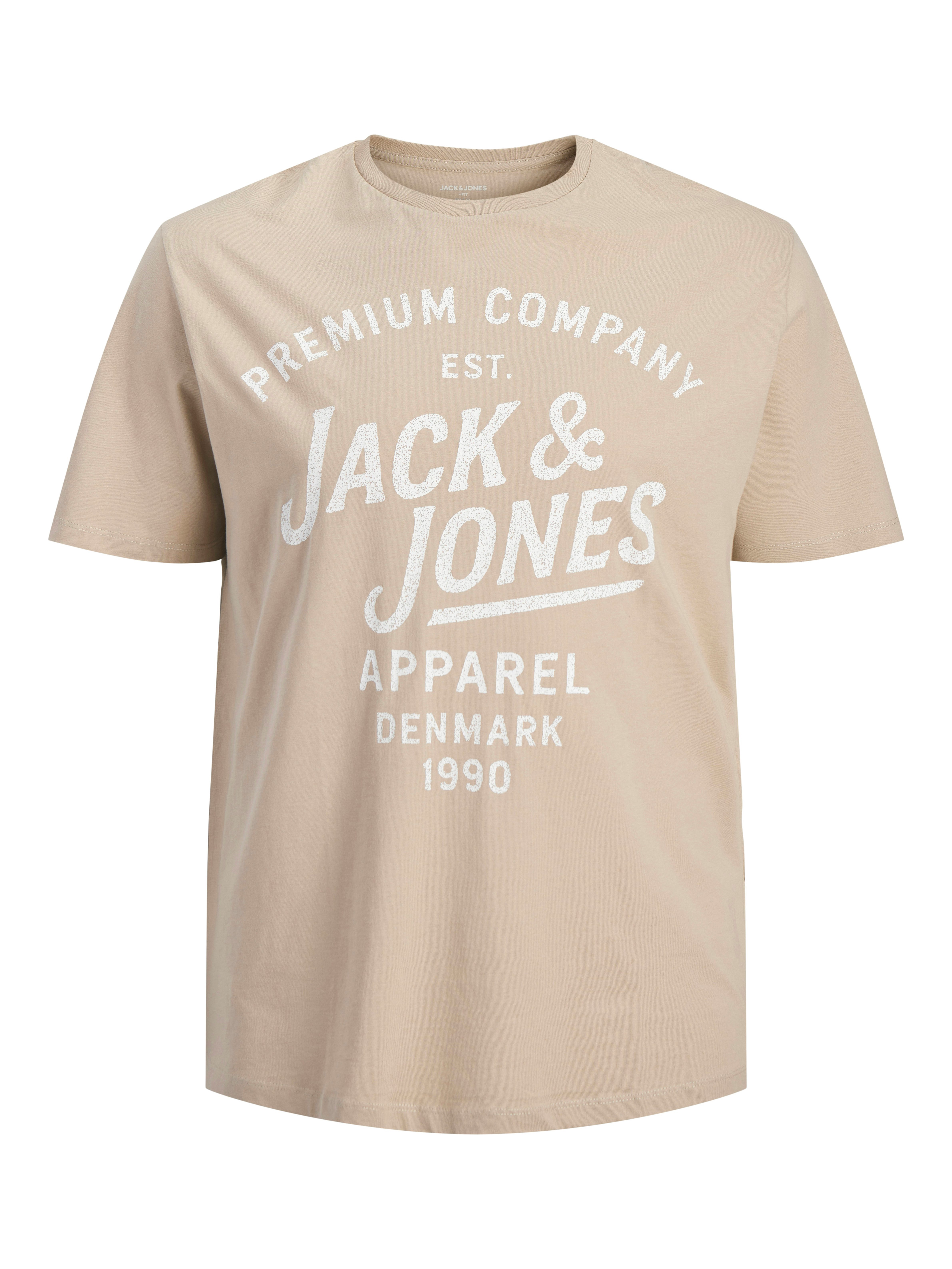Jack & Jones PlusSize T-Shirt JPRBLUZANE SS TEE FST PLS mit Logo Schriftzug – Bild 5 von 5