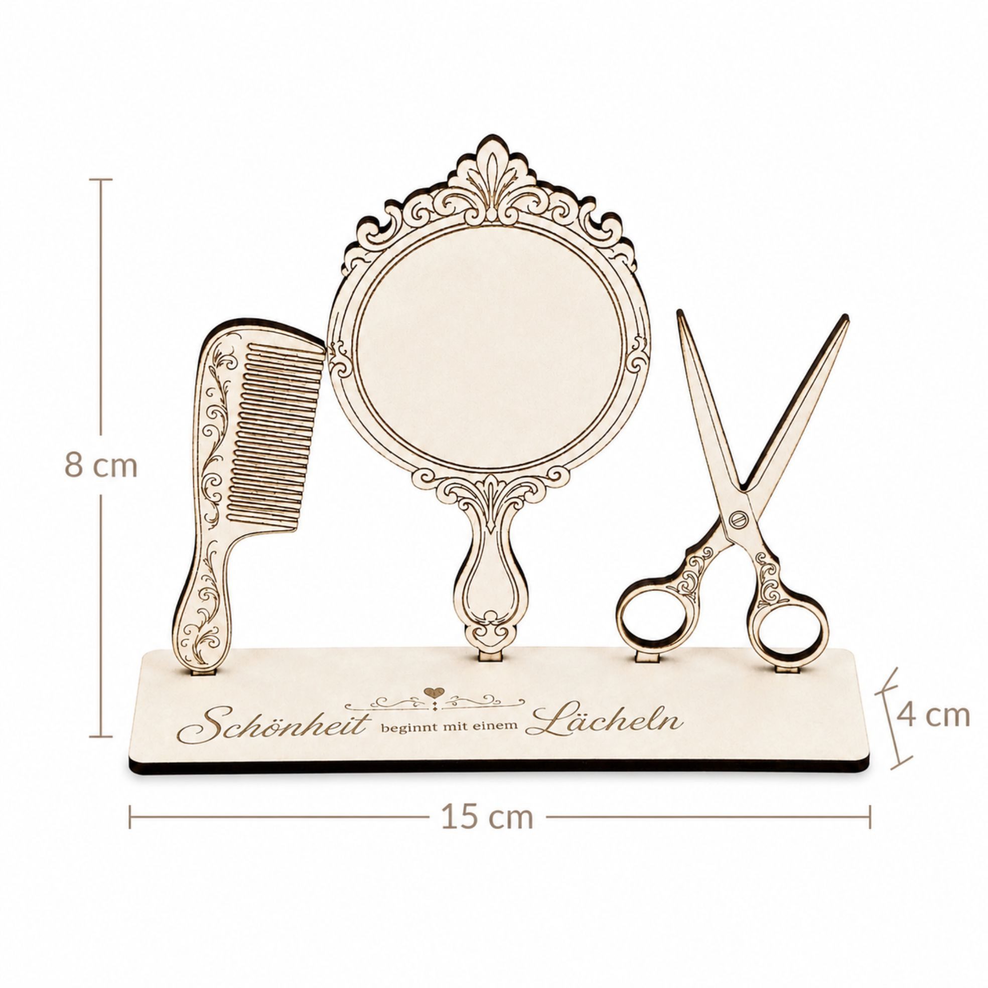Dekolando Geschenkkarte Friseurgutschein Geldgeschenk Friseur Friseurbesuch 15x8cm – Bild 3 von 5