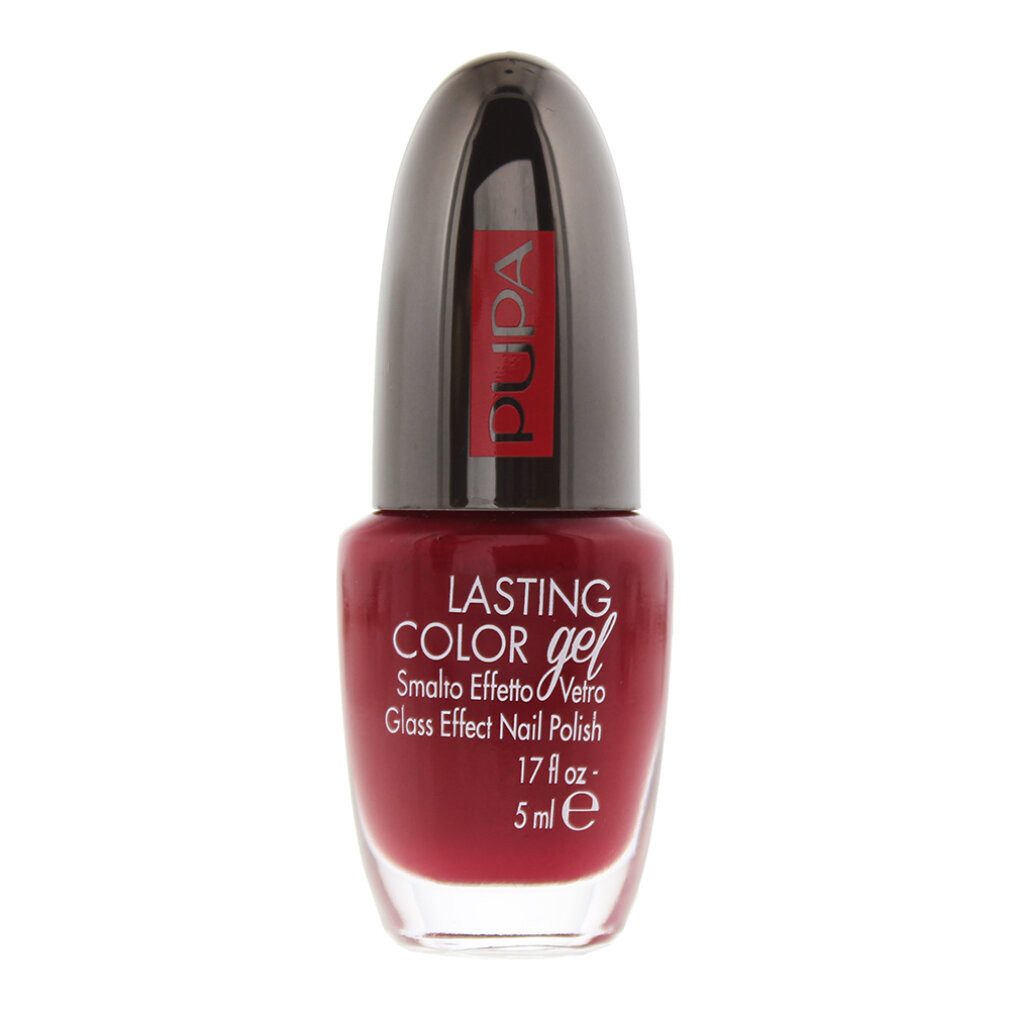 Pupa Gel-Nagellack Pupa Lastin Colour Gel 32 Black Burgundy Nail Polish 5ml