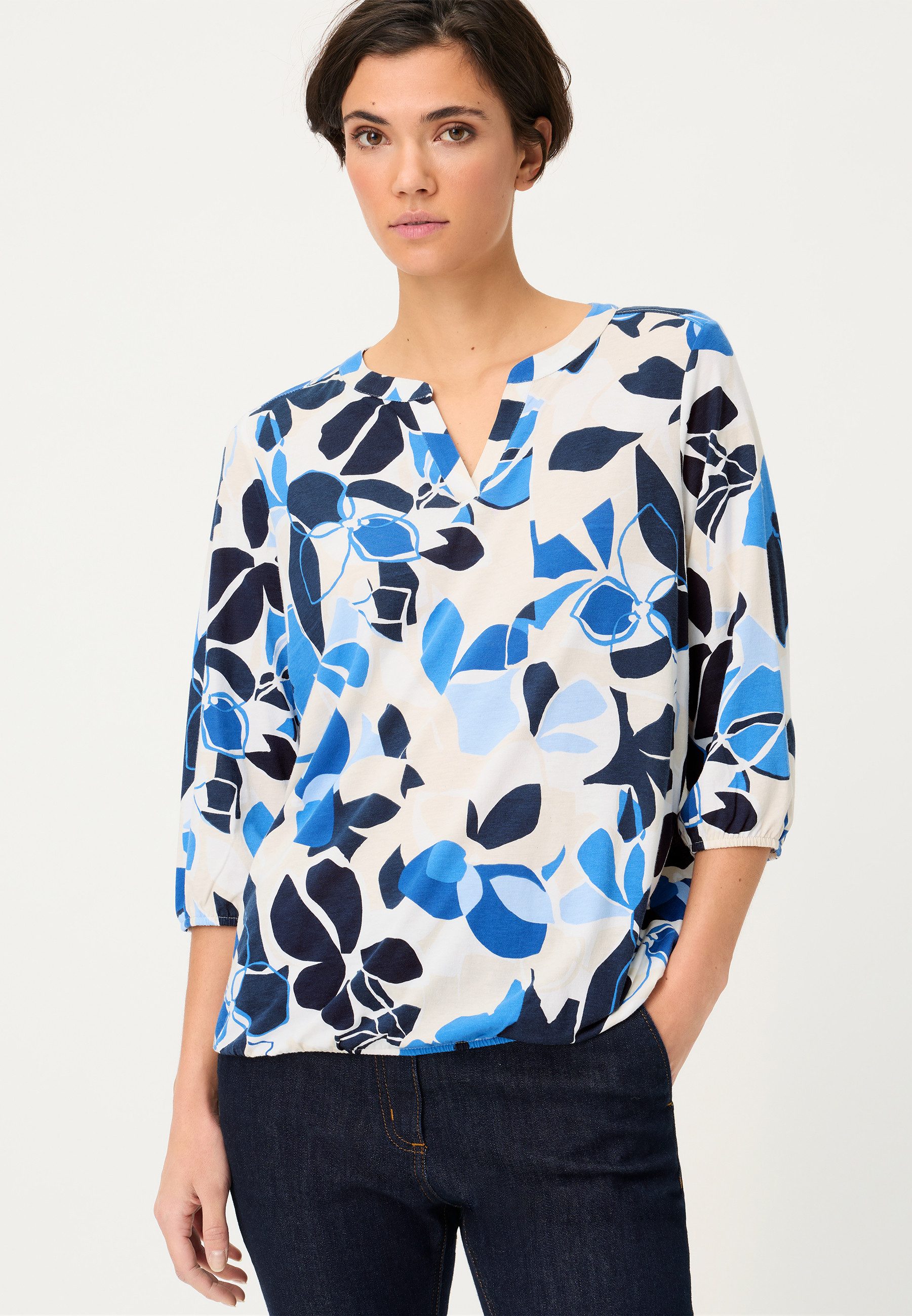 Olsen Tunikashirt mit Tunika-Ausschnitt