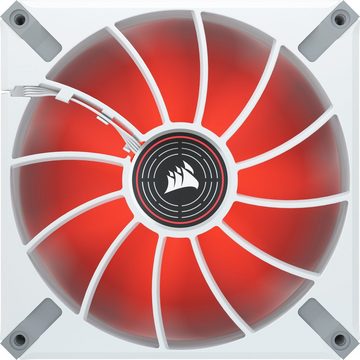 Corsair Gehäuselüfter ML140 LED ELITE Red Premium 140mm PWM 140x140x25